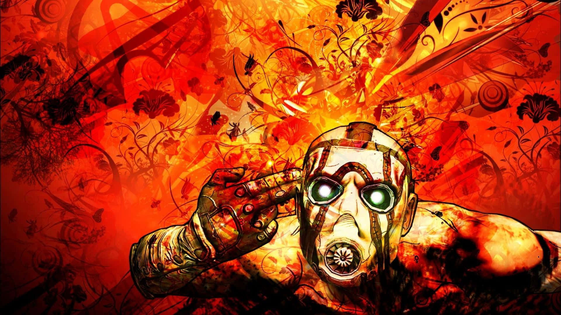1920x1080 רקע אדום של Borderlands 3 טפט