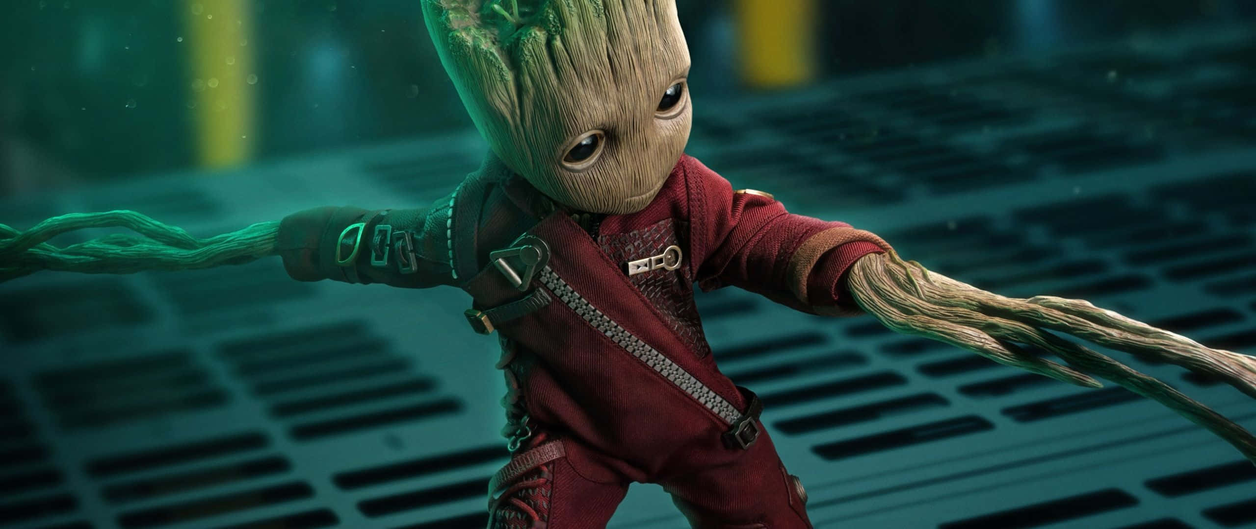 2560 X 1080 Marvel בייבי גרוט טפט