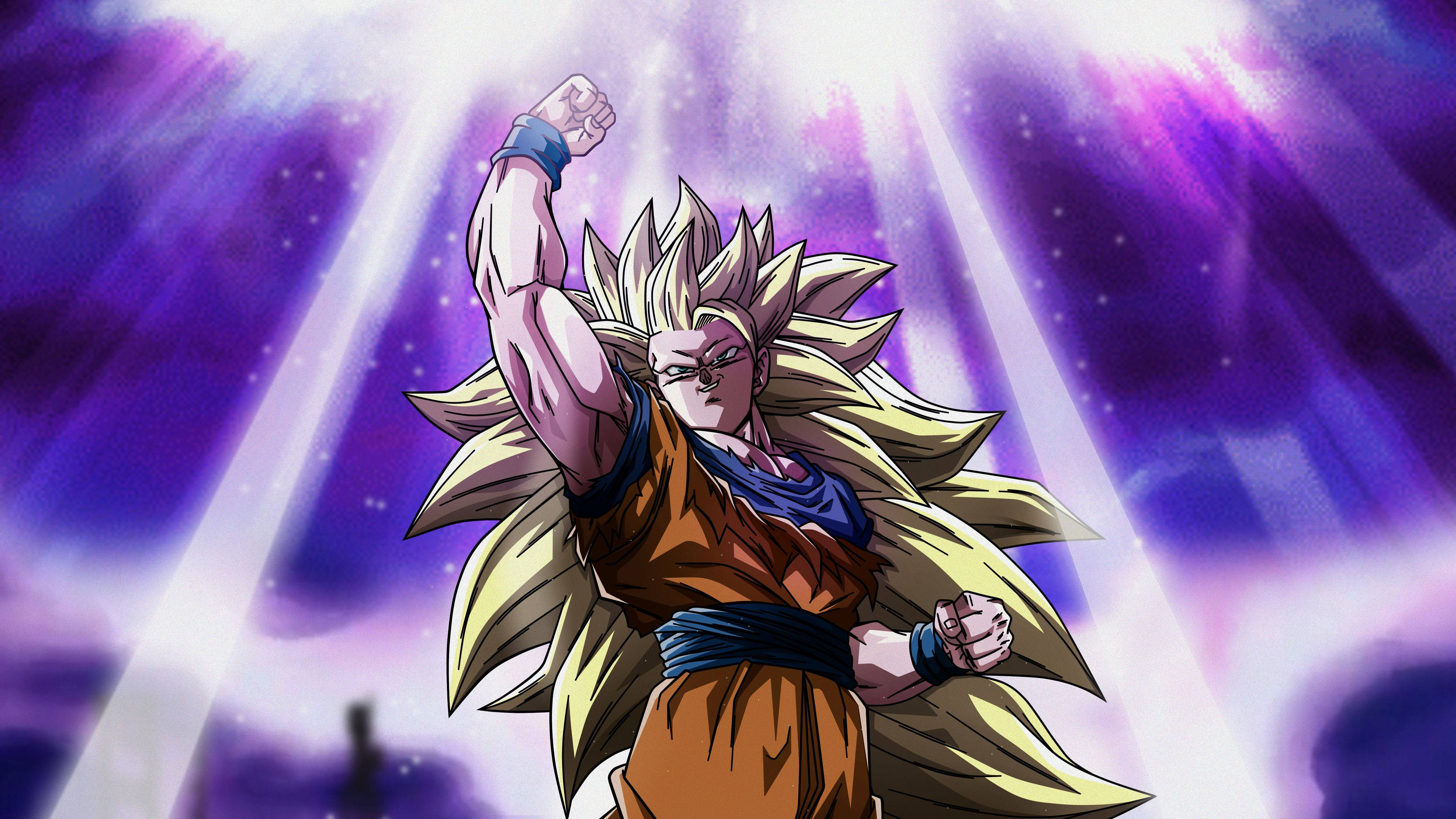 סופר סאיין 3 גוקו DBZ 4K טפט