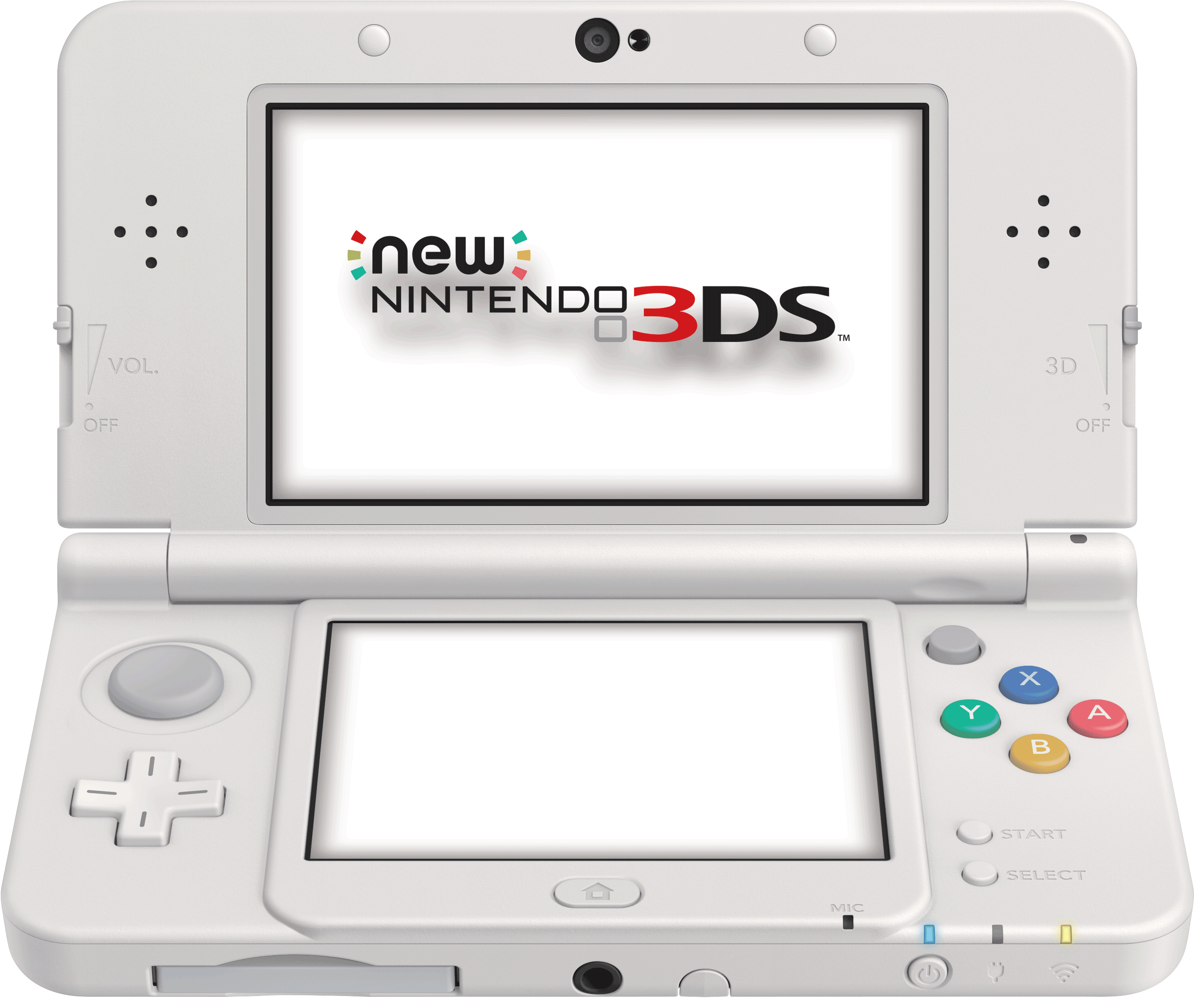נינטנדו 3DS חדש לבן פתוח טפט