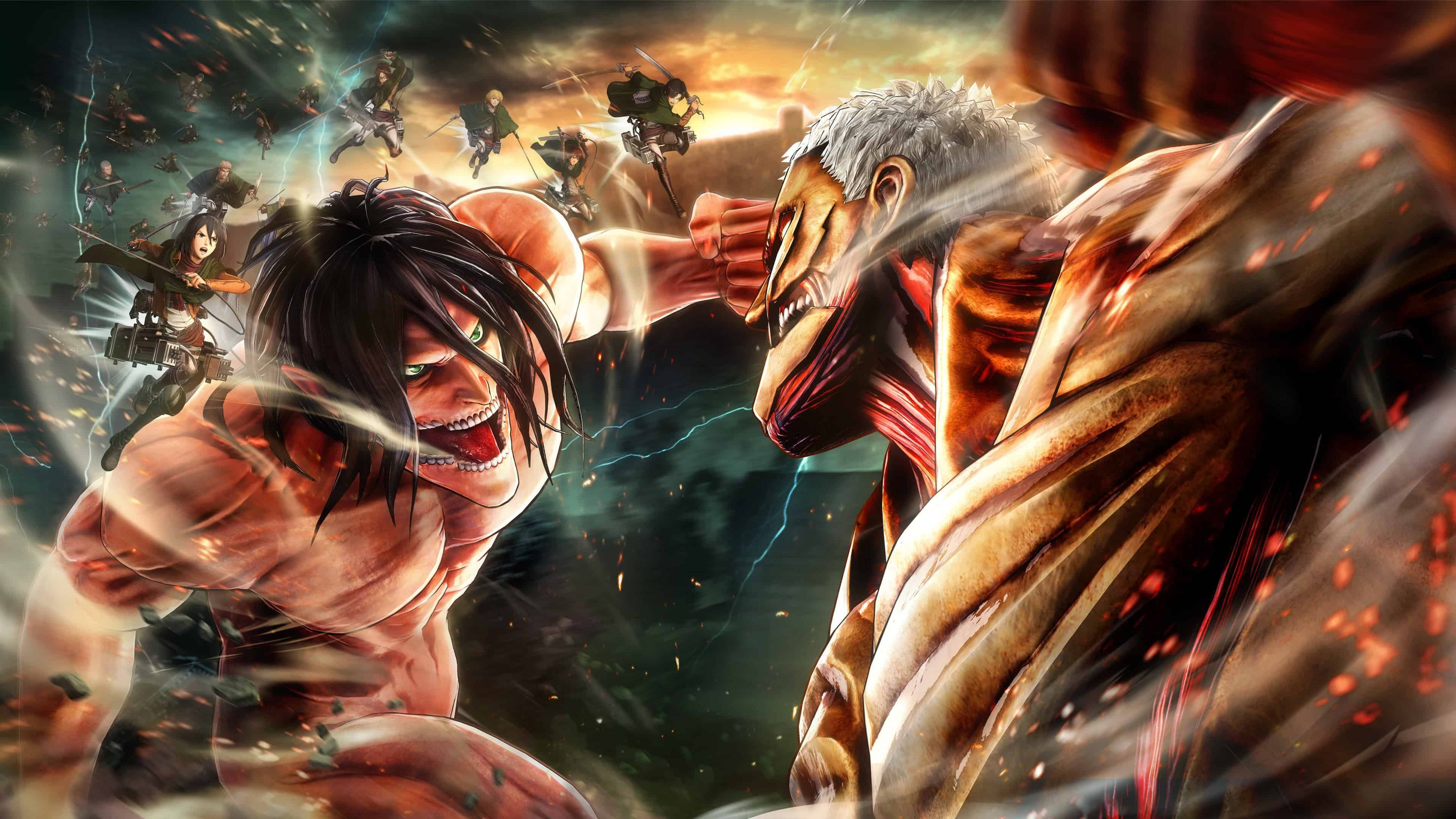 קרב טיטאנים 4K - Attack On Titan טפט