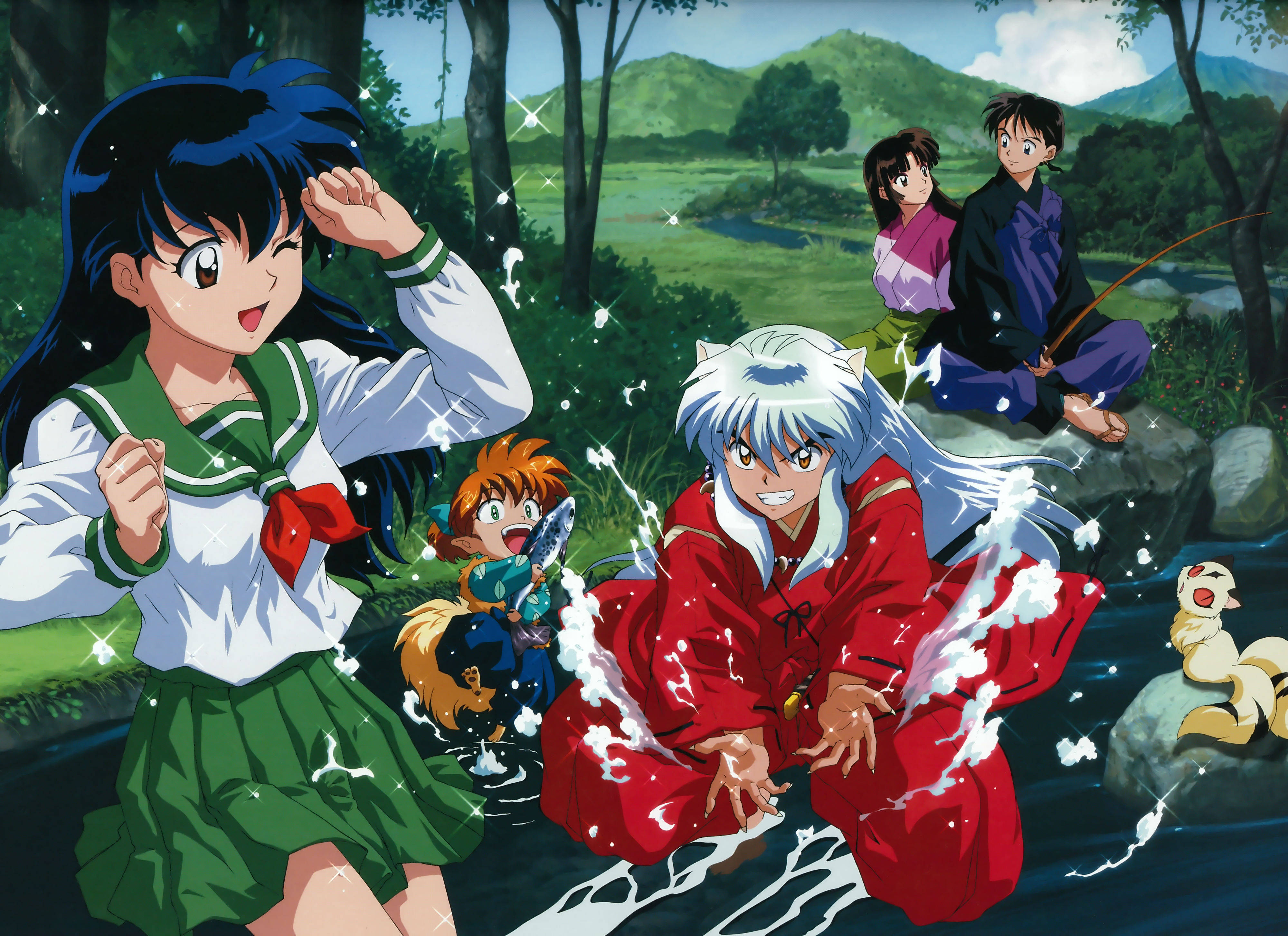 4K אנימה Inuyasha טפט