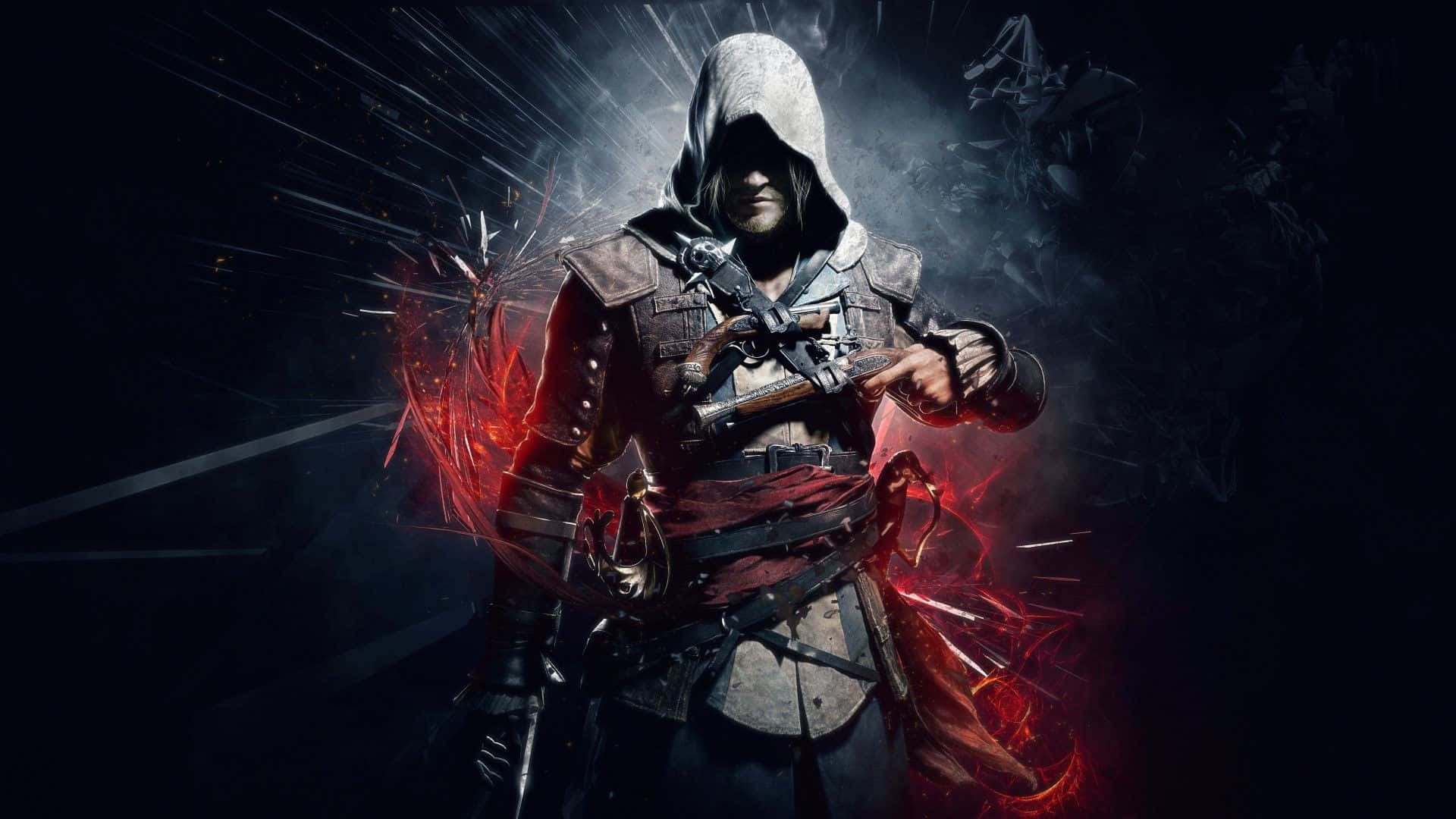 4K Ultra HD גיימינג אדוארד קנוויי Assassins Creed טפט