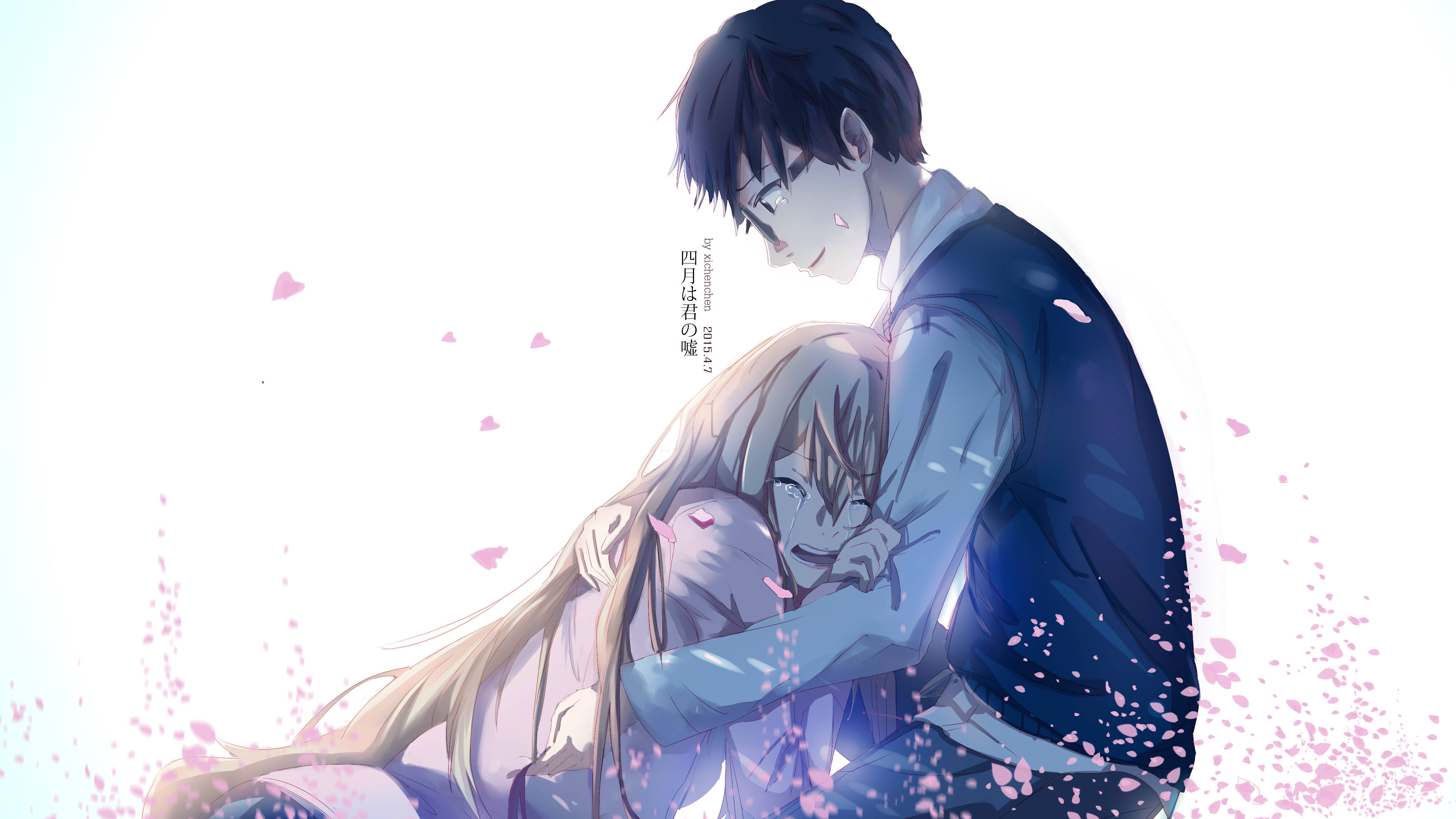 4K אנימה Your Lie טפט
