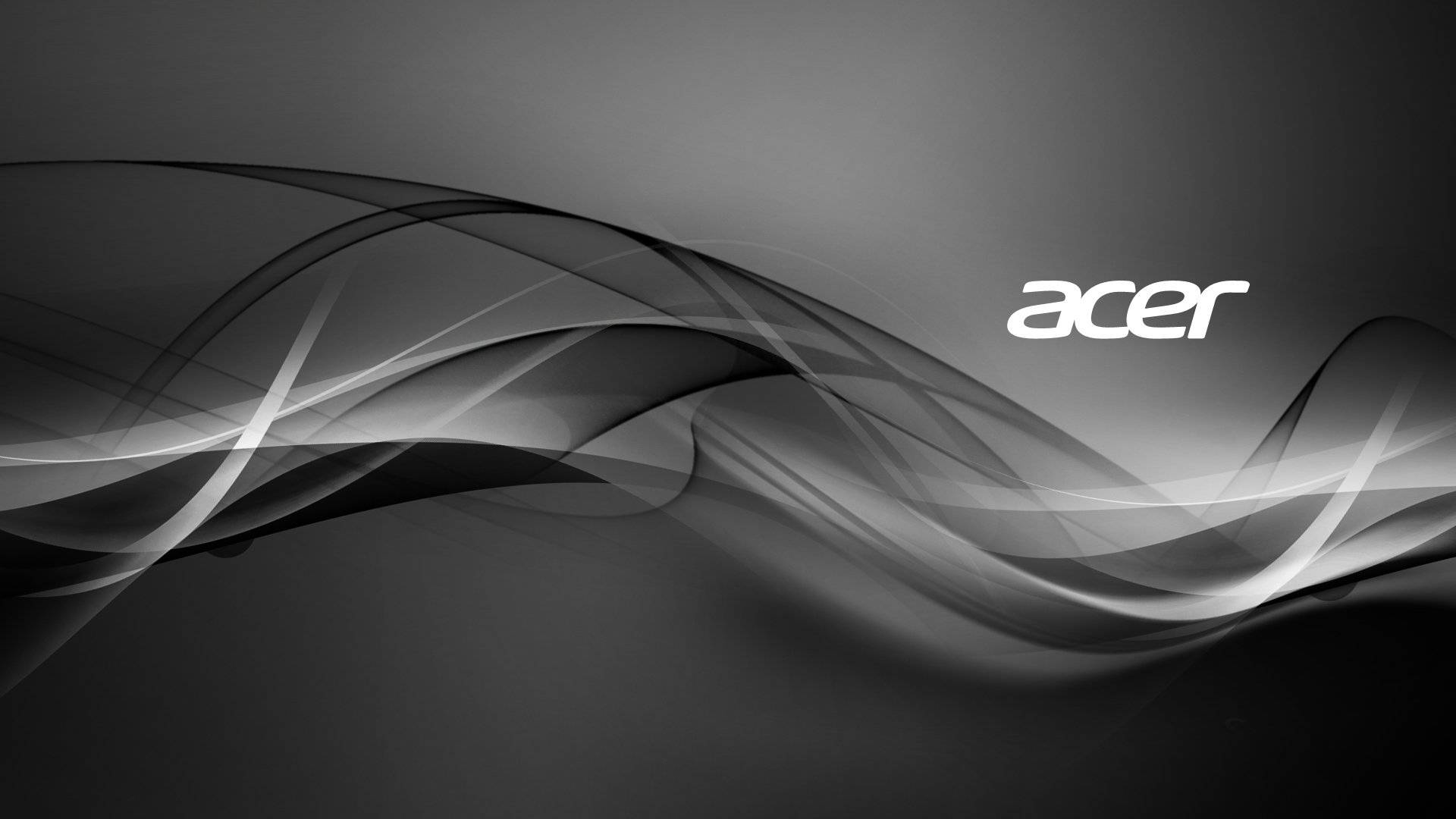 לוגו Acer בשחור ולבן טפט