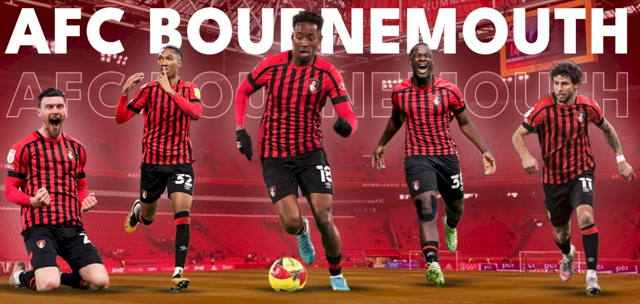חמישה שחקני כדורגל של AFC בורנמות' טפט