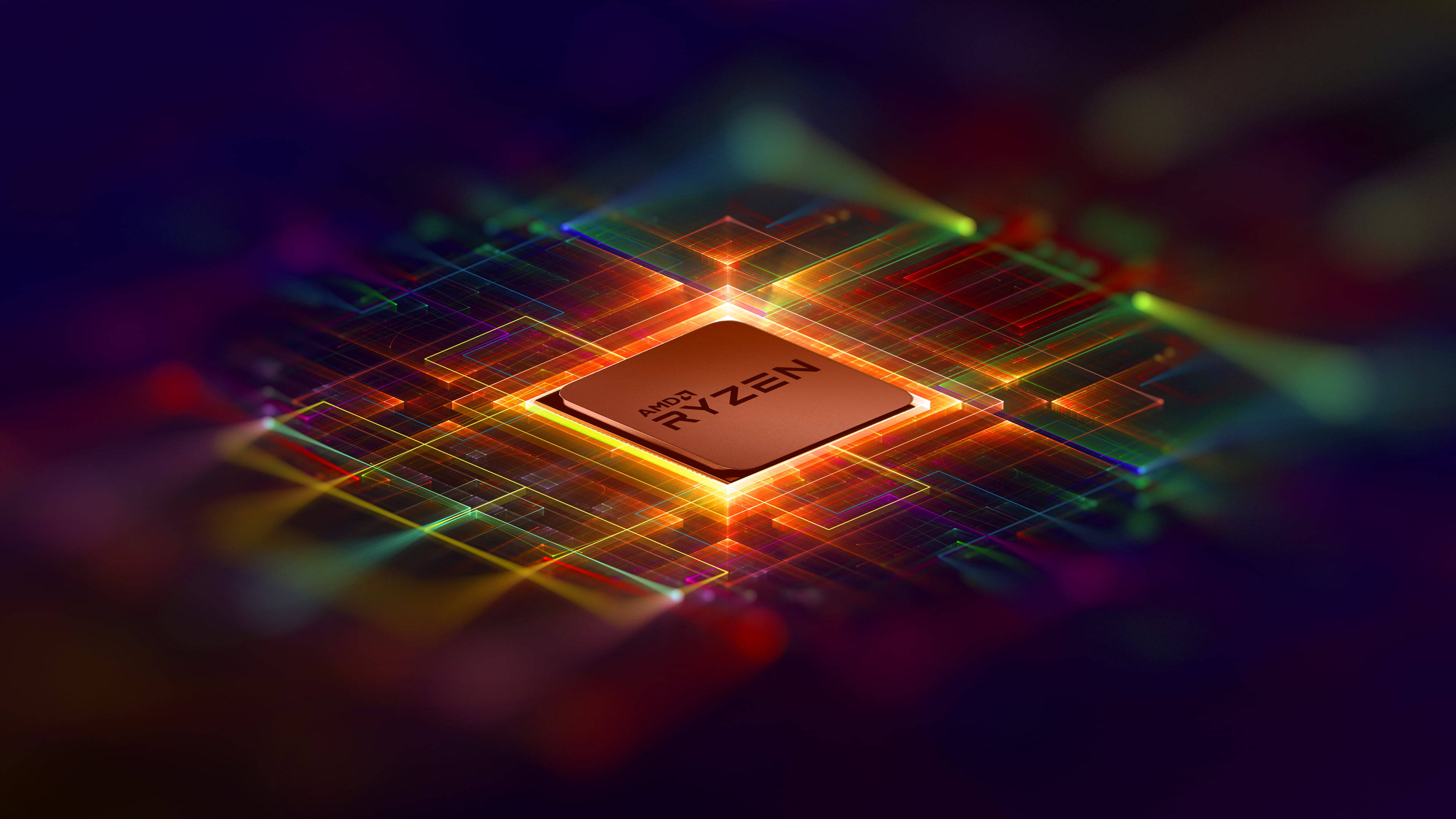 טפט AMD תוסס 4K טפט
