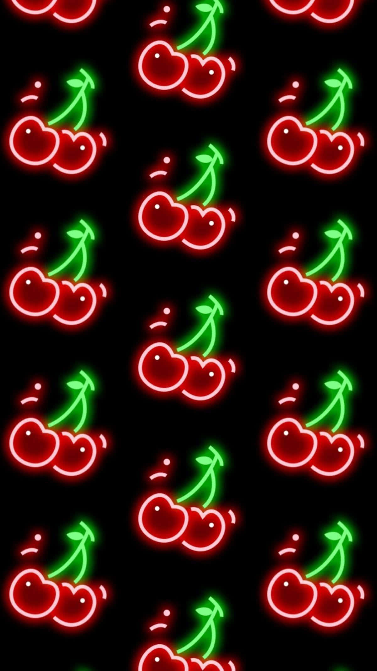 דובדבן Amoled אופנתי לאייפון טפט