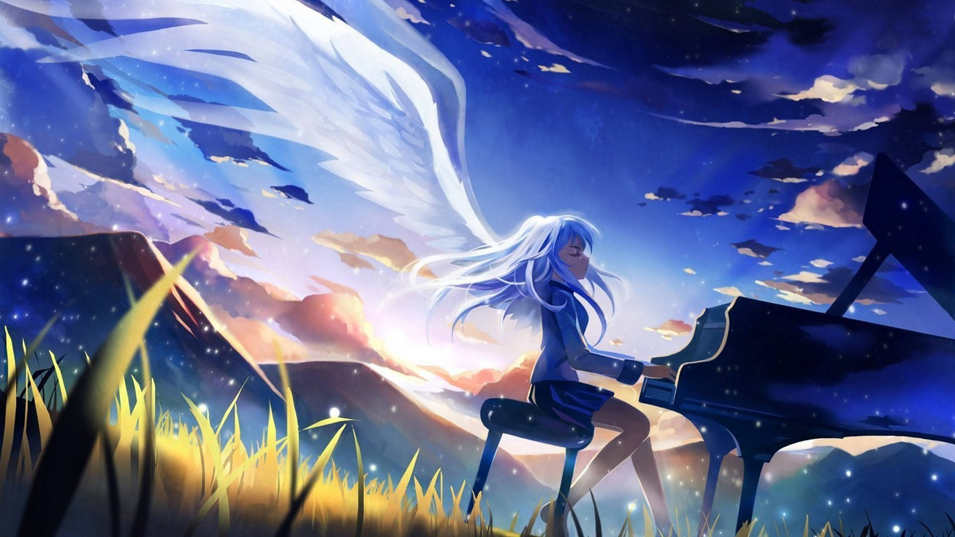 דמויות אנימה Angel Beats! טפט