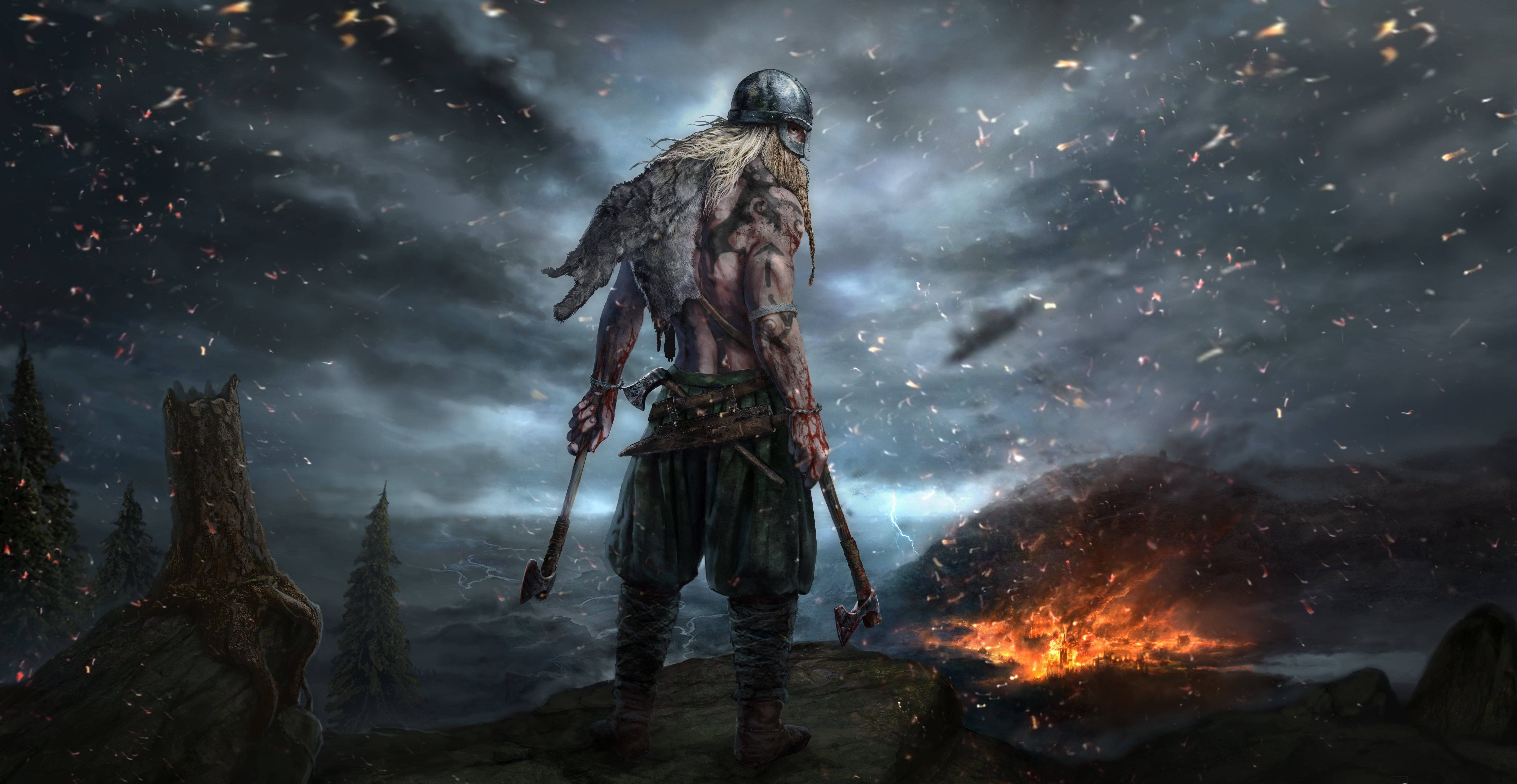 Assassin’s Creed: Valhalla 8K גיימינג טפט