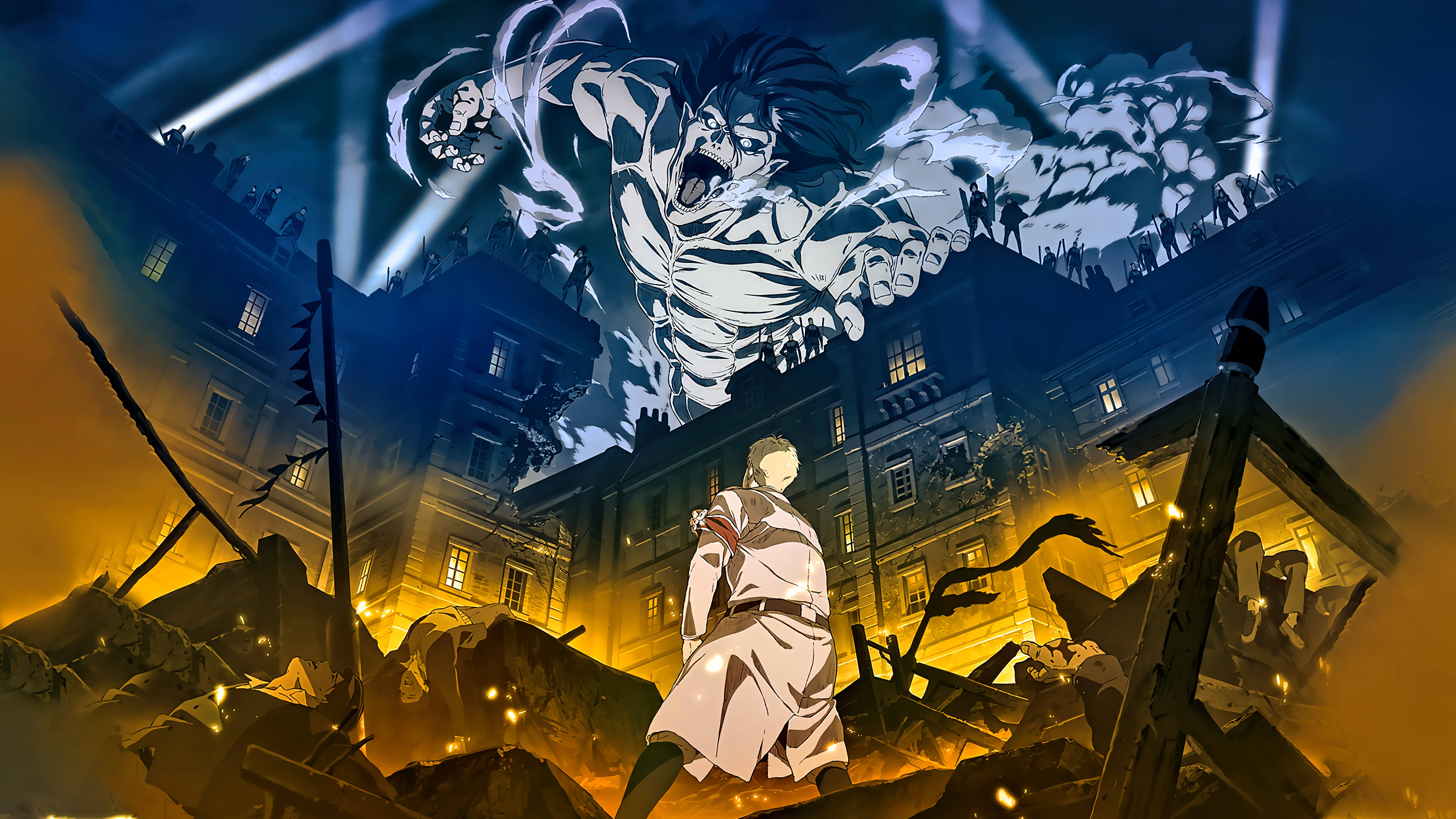 Attack On Titans 4K ריינר בראון טפט