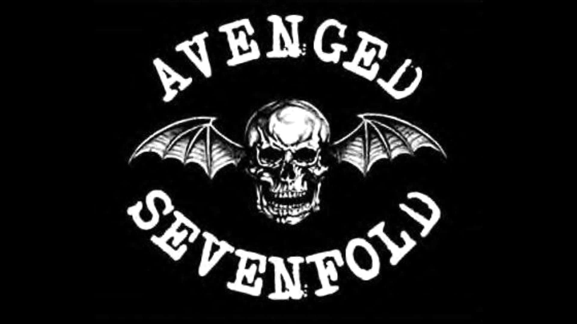 Avenged Sevenfold עם גולגולת מעופפת טפט
