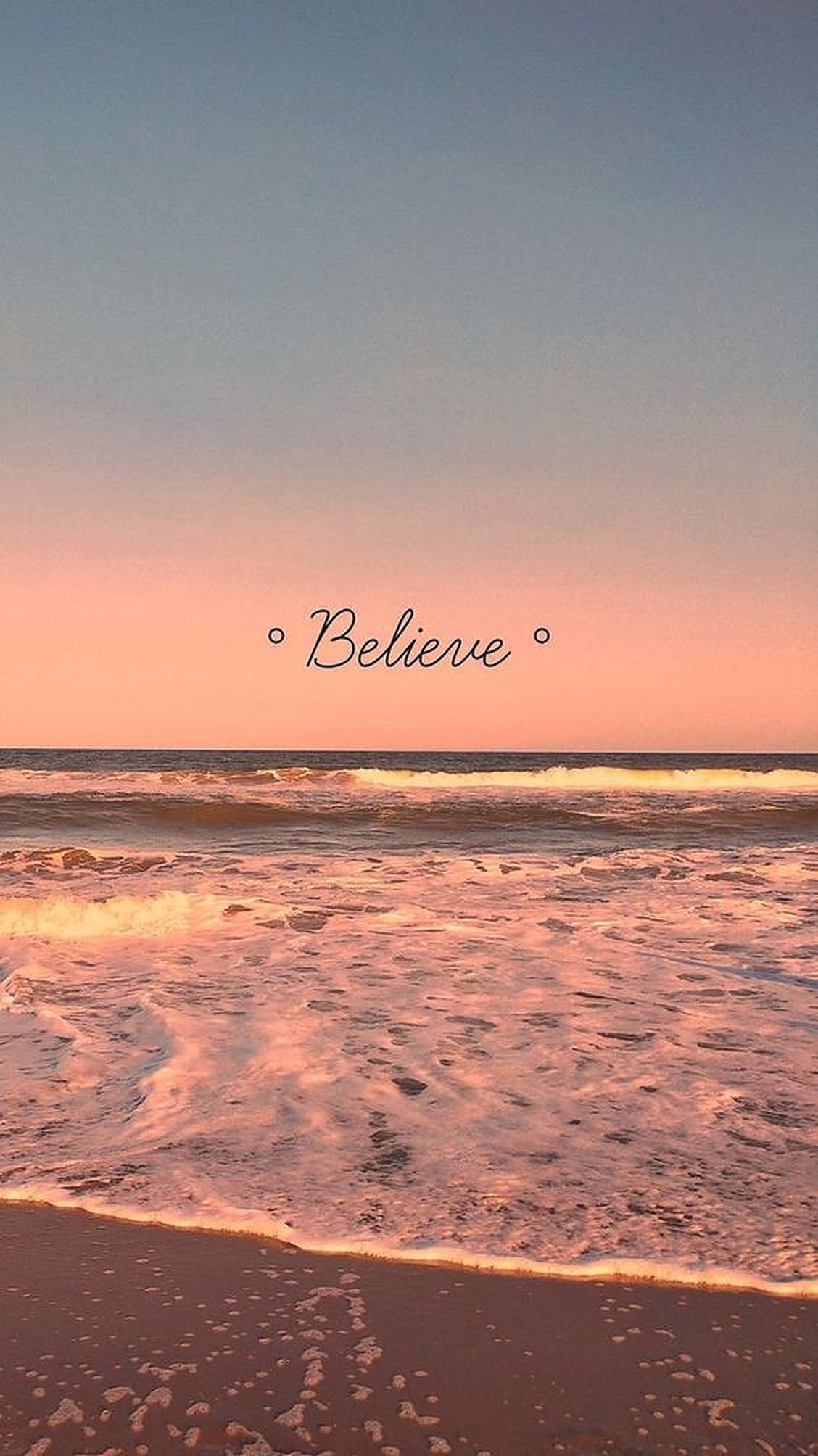 Believe אייפון אסתטי טפט