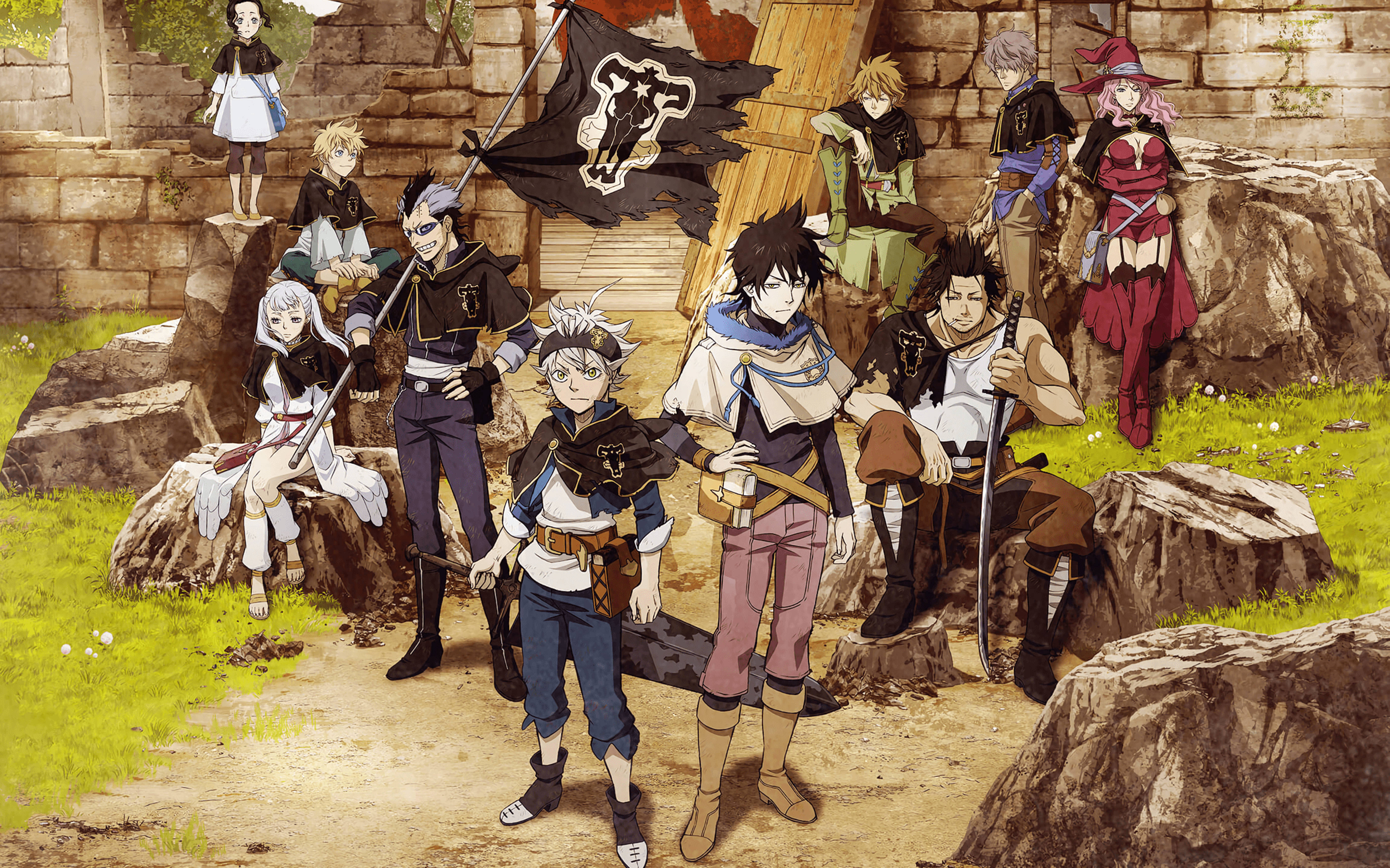 נבחרת Black Clover ב-4K טפט