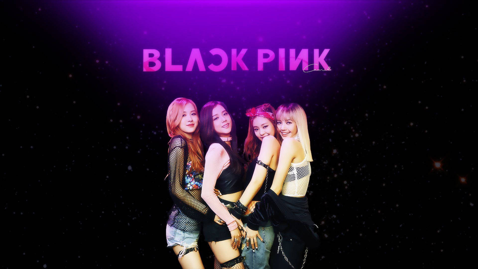 בלאקפינק - נושא הגלקסיה של BLACKPINK טפט