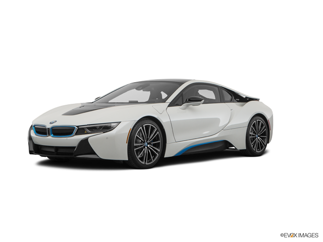 BMW i8 לבן מבט צד טפט
