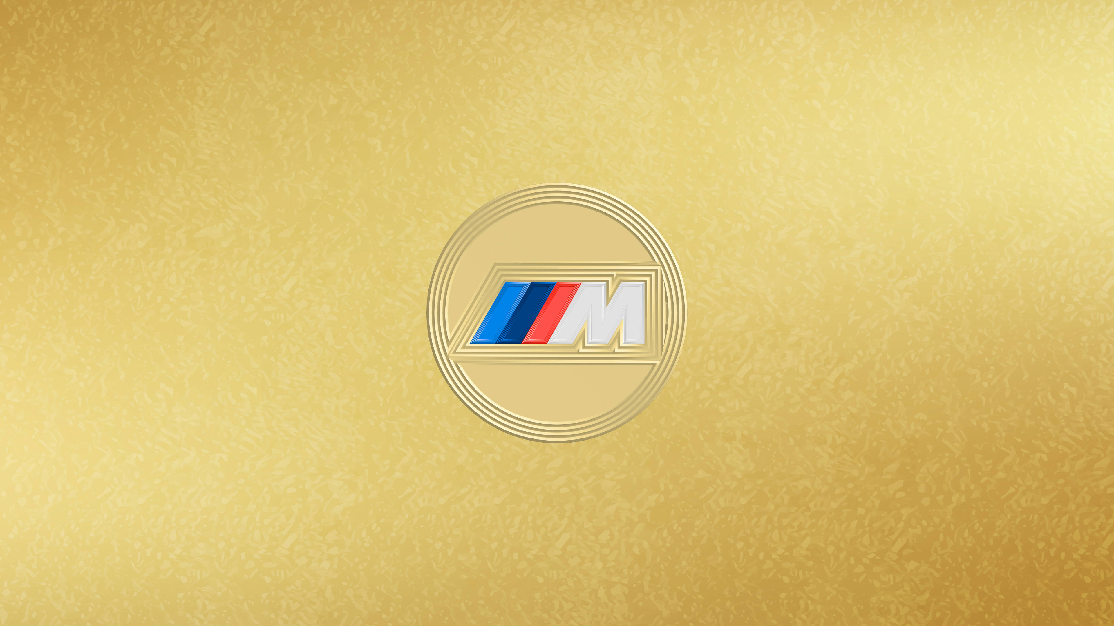 לוגו BMW M בזהב טפט