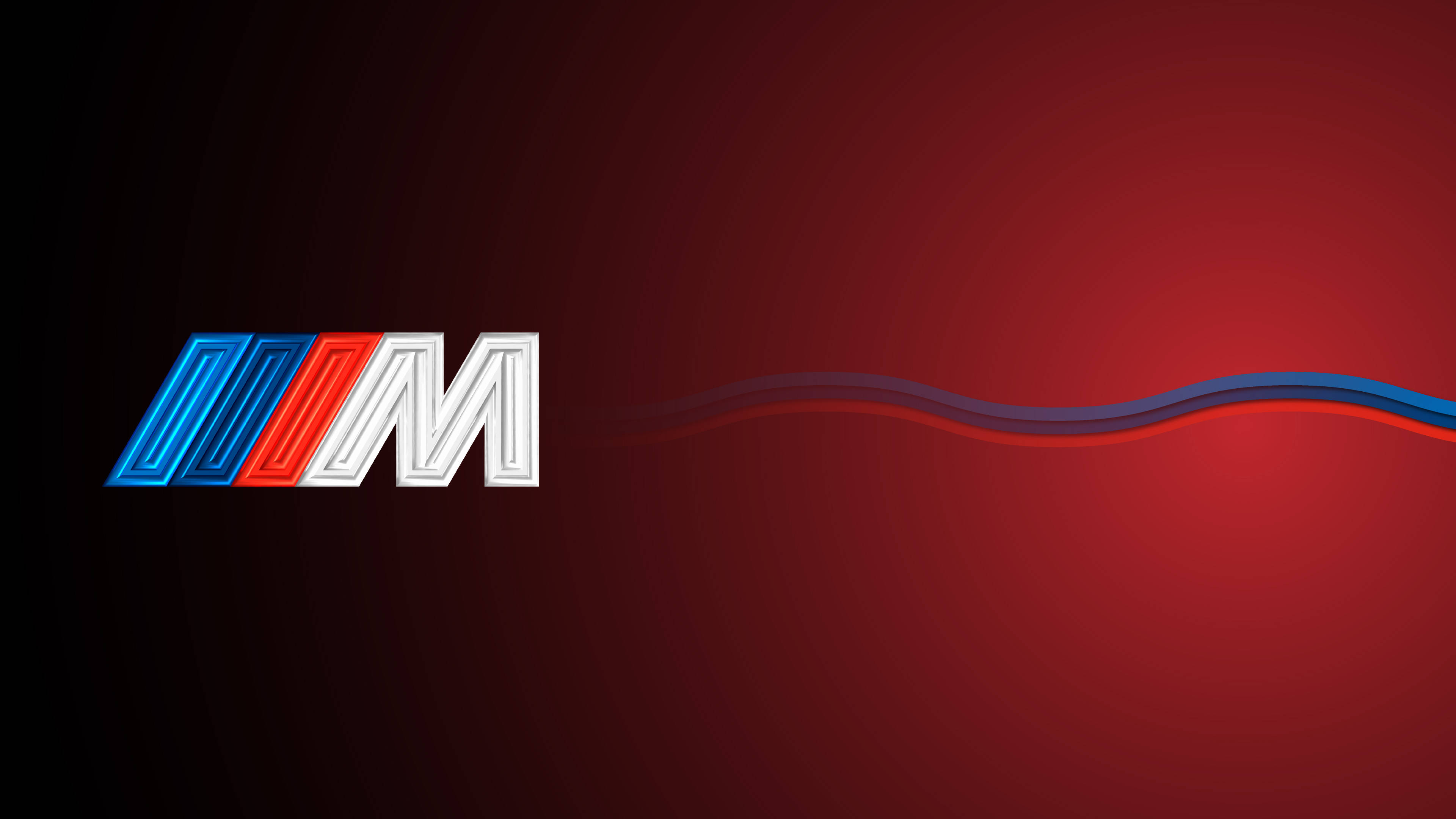 לוגו BMW M בגרדיאנט אדום טפט
