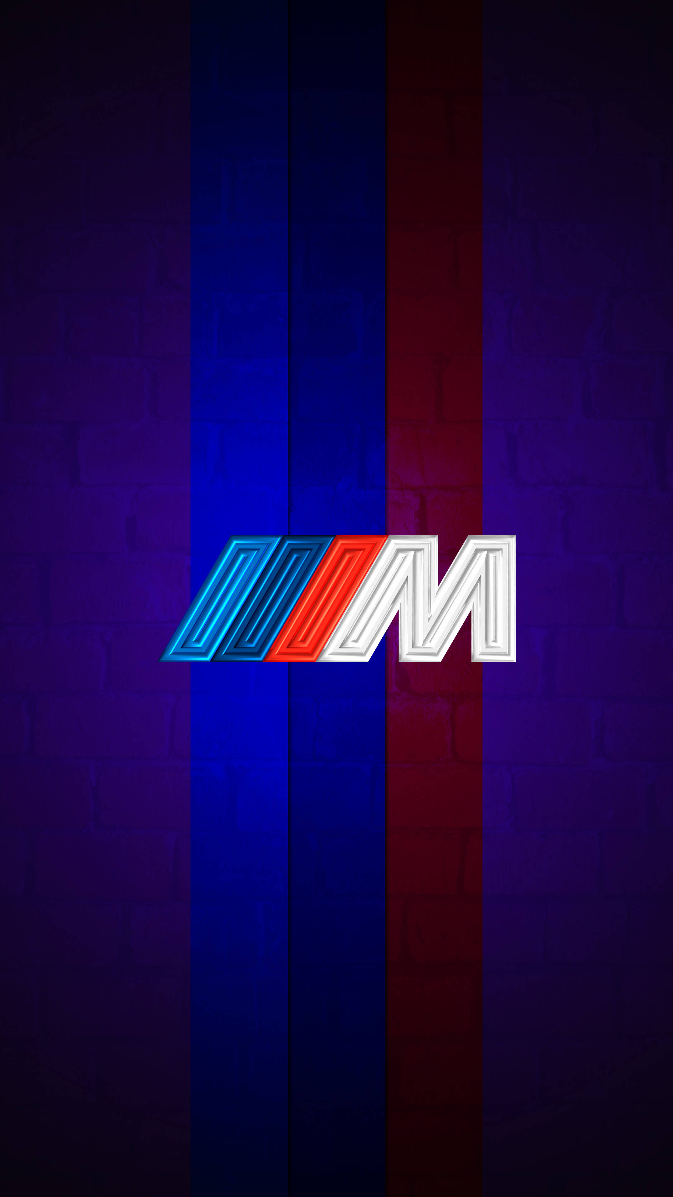 פסים סגולים עם לוגו BMW M טפט
