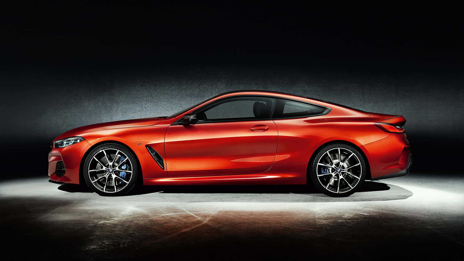 תמונת רקע BMW M8 פרופיל צד 1920x1080 סדרת M טפט