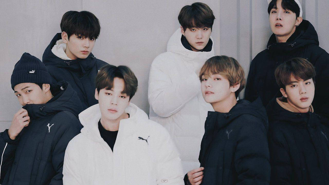 BTS במעילים עבים וחמודים טפט