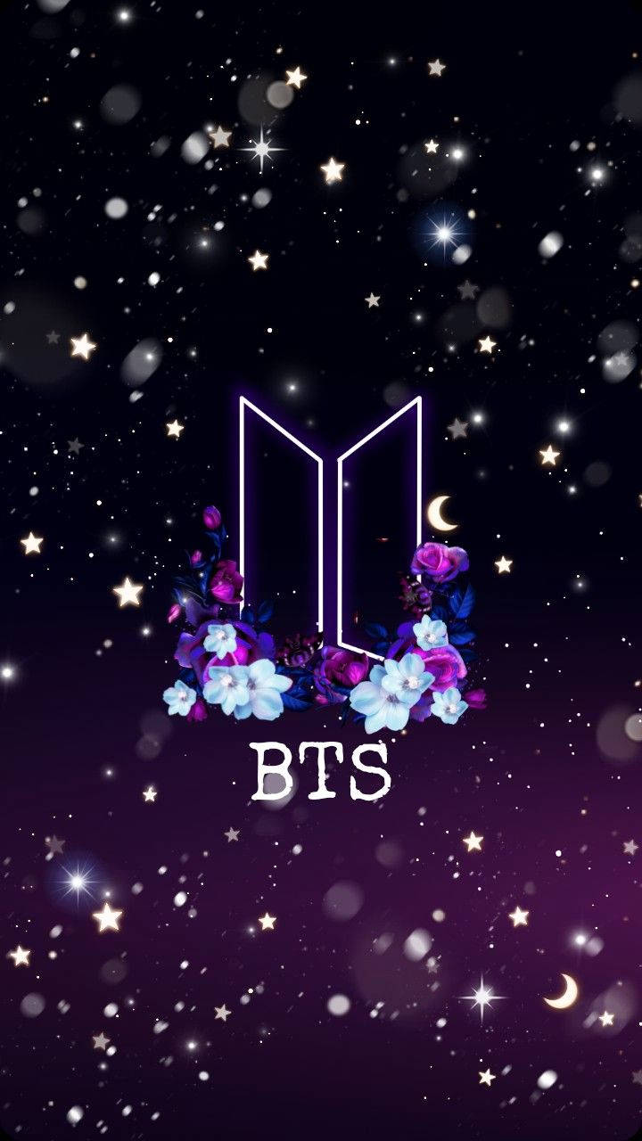 לוגו BTS באמנות מעריצים טפט