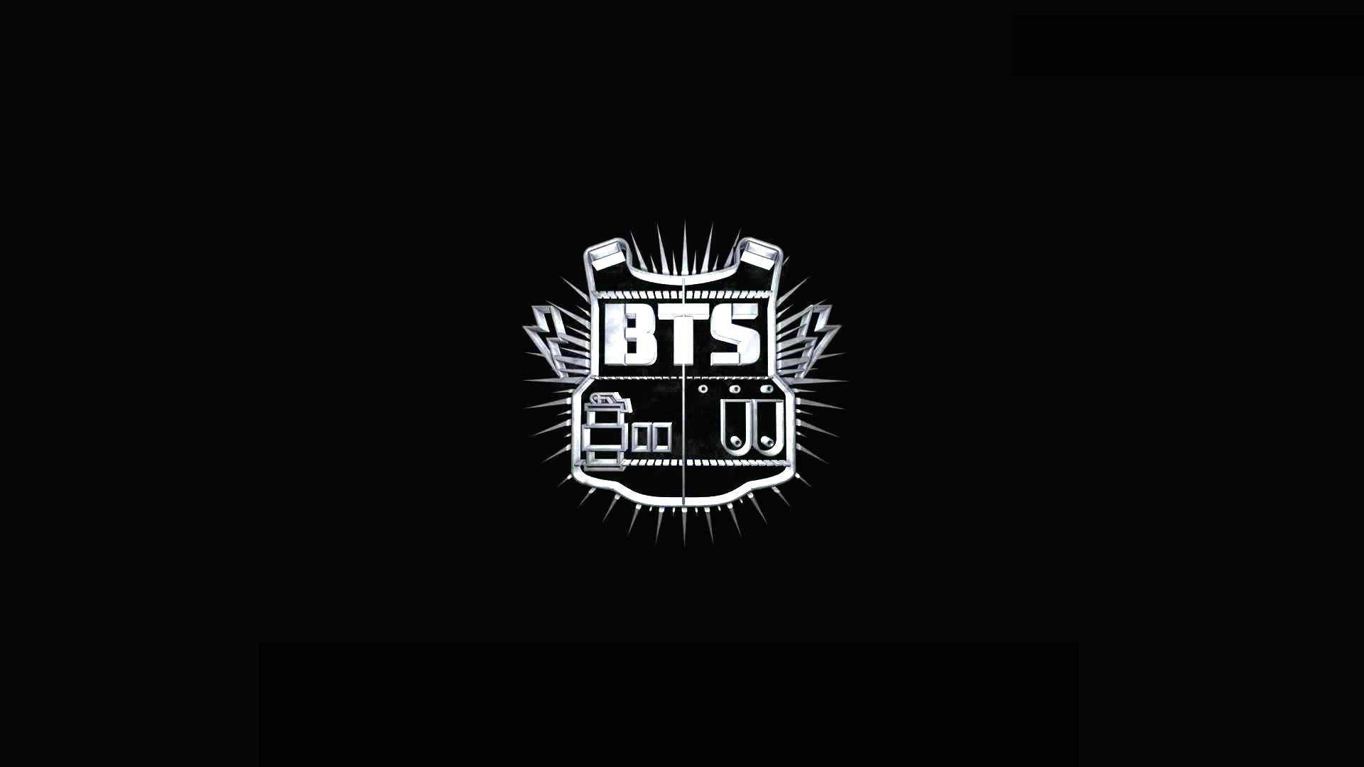 לוגו אפוד מגן BTS למחשב נייד טפט