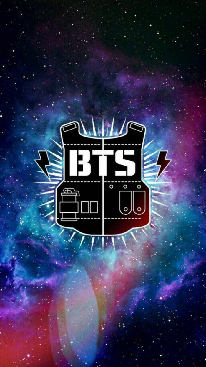 BTS גלקסיית ערפילית כוכבים טפט