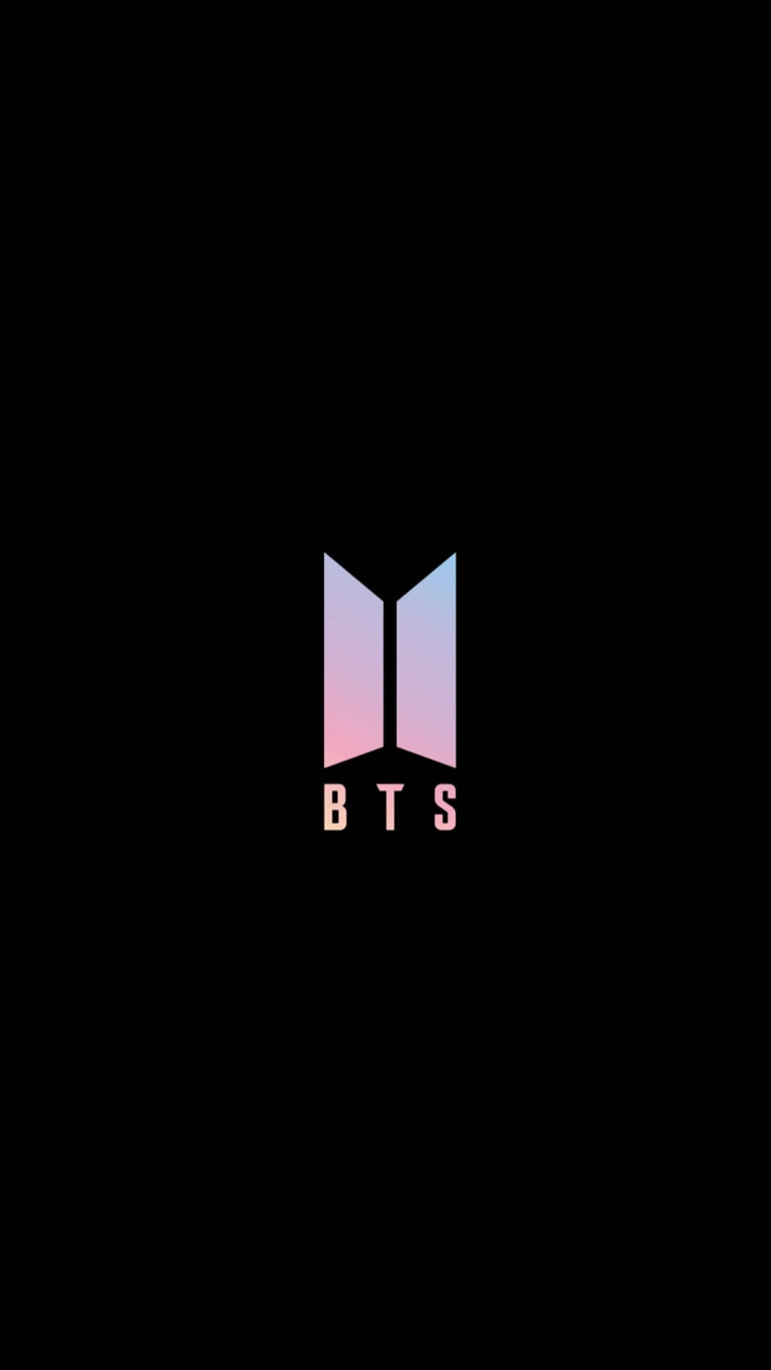 מסך נעילה לוגו BTS סגול טפט