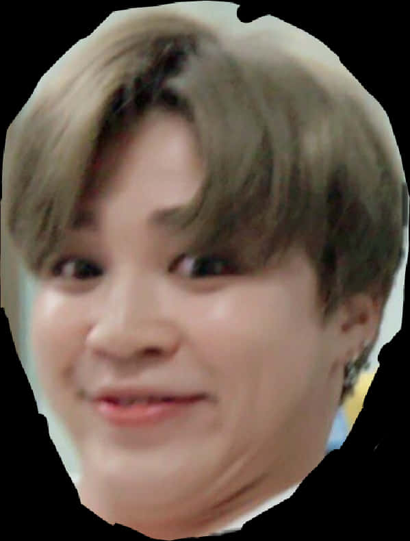 הבעת פנים מעוותת של חבר BTS טפט