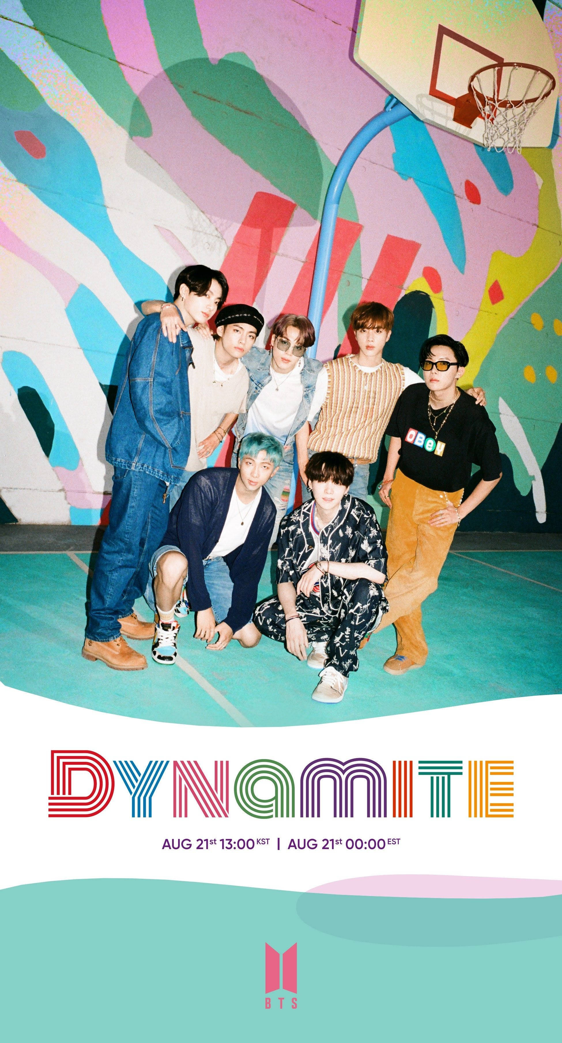 תאריך יציאה רשמי של BTS Dynamite טפט
