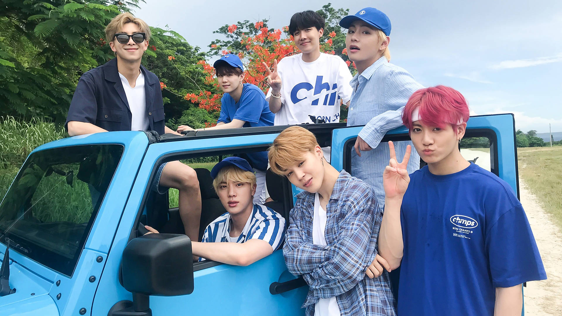 תמונת קבוצת BTS בסאיפאן טפט