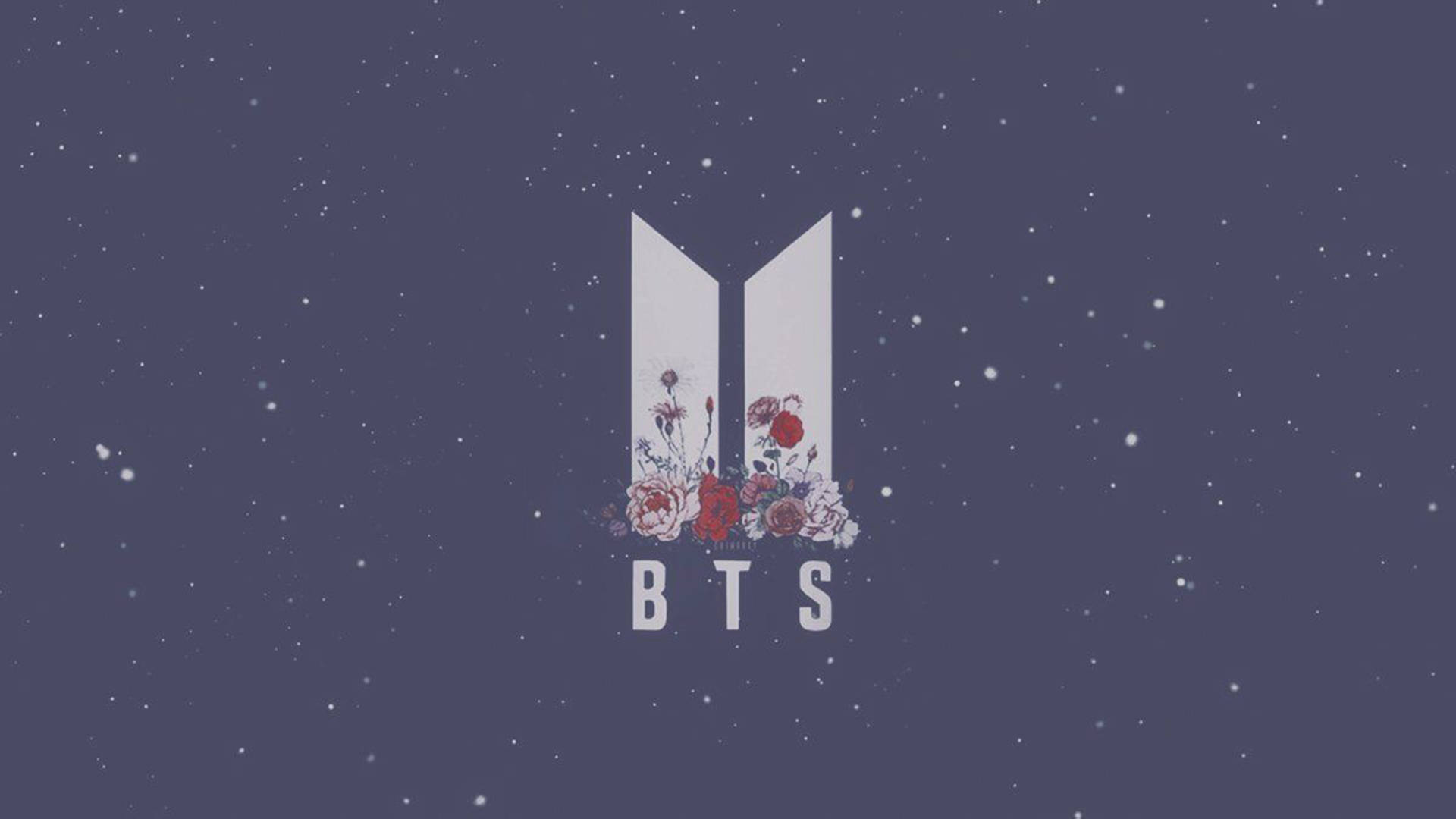 לוגו BTS אסתטי למחשב נייד טפט