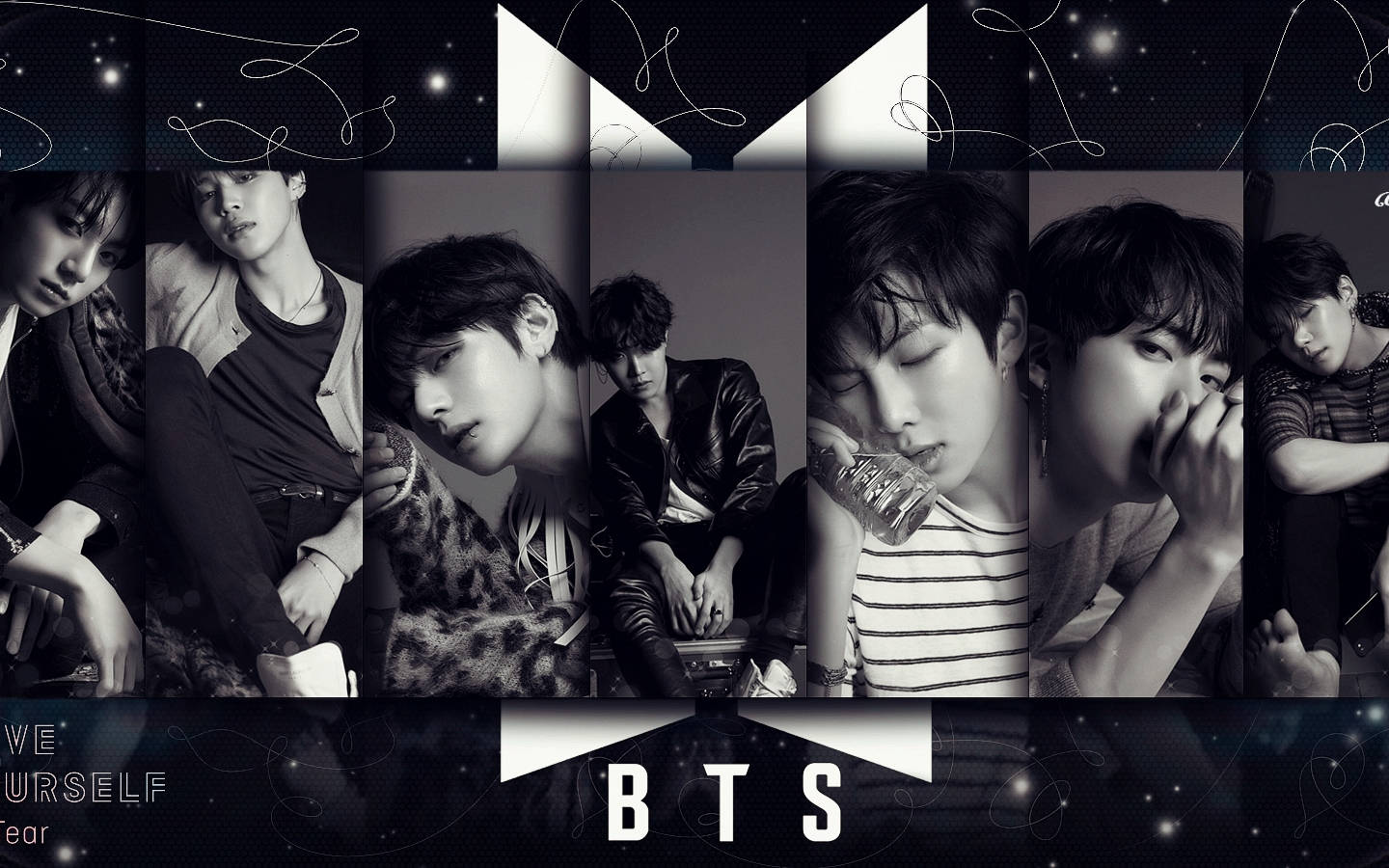לוגו BTS על Love Yourself Tear טפט