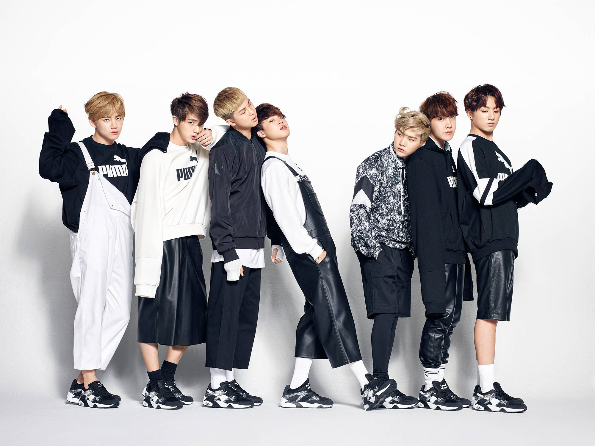 צילומי פומה אסתטיים של BTS טפט