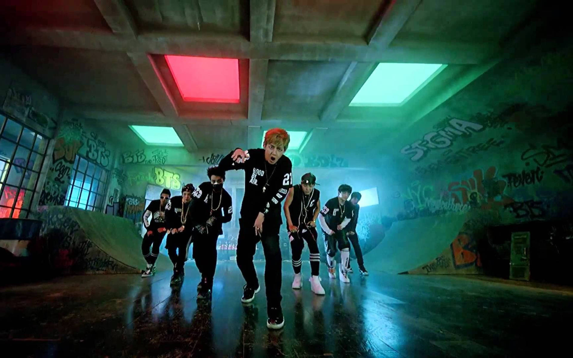 תמונת קבוצתית של BTS No More Dream טפט