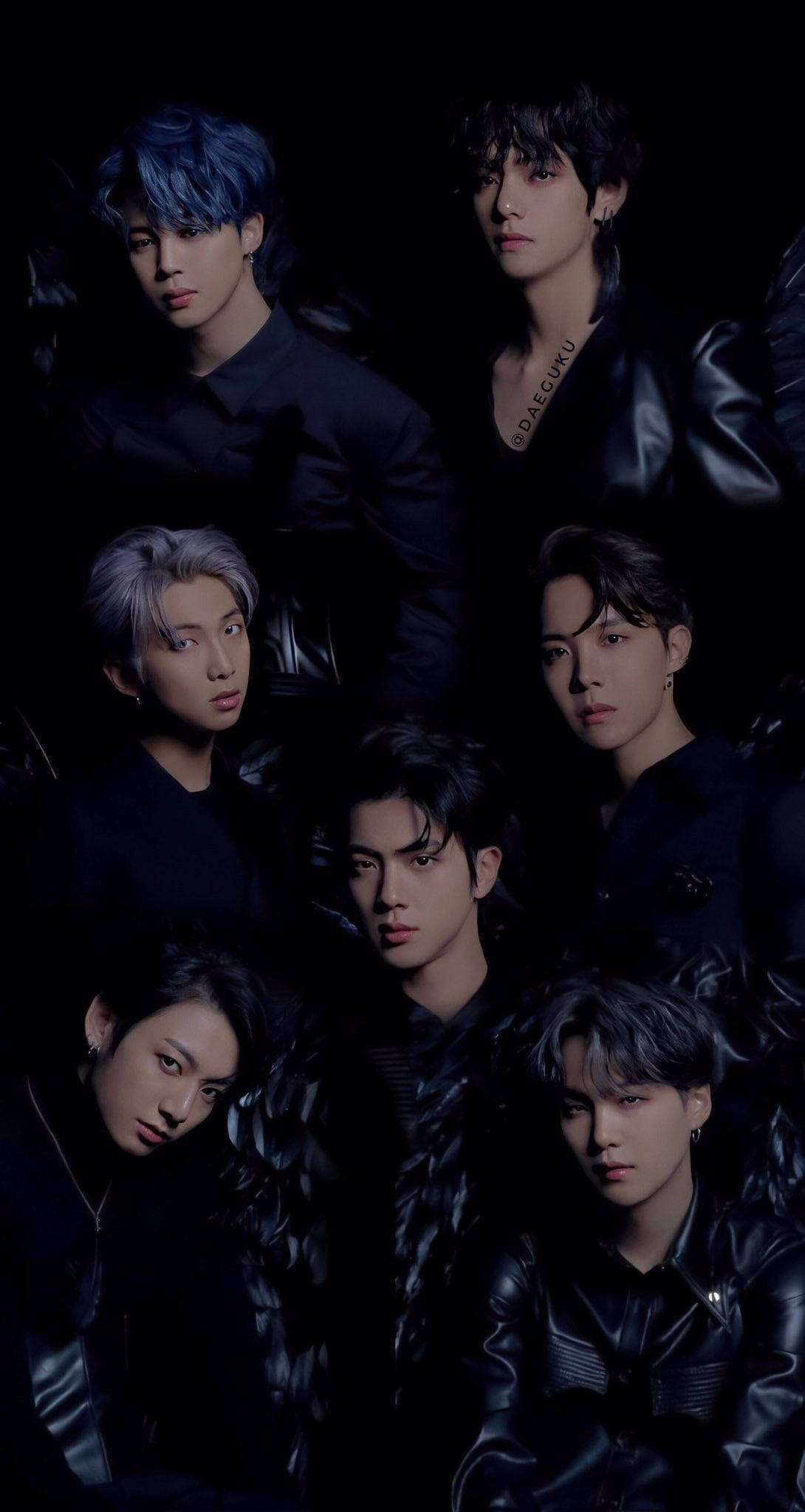 ברבור שחור BTS אסתטיקה שחורה טפט