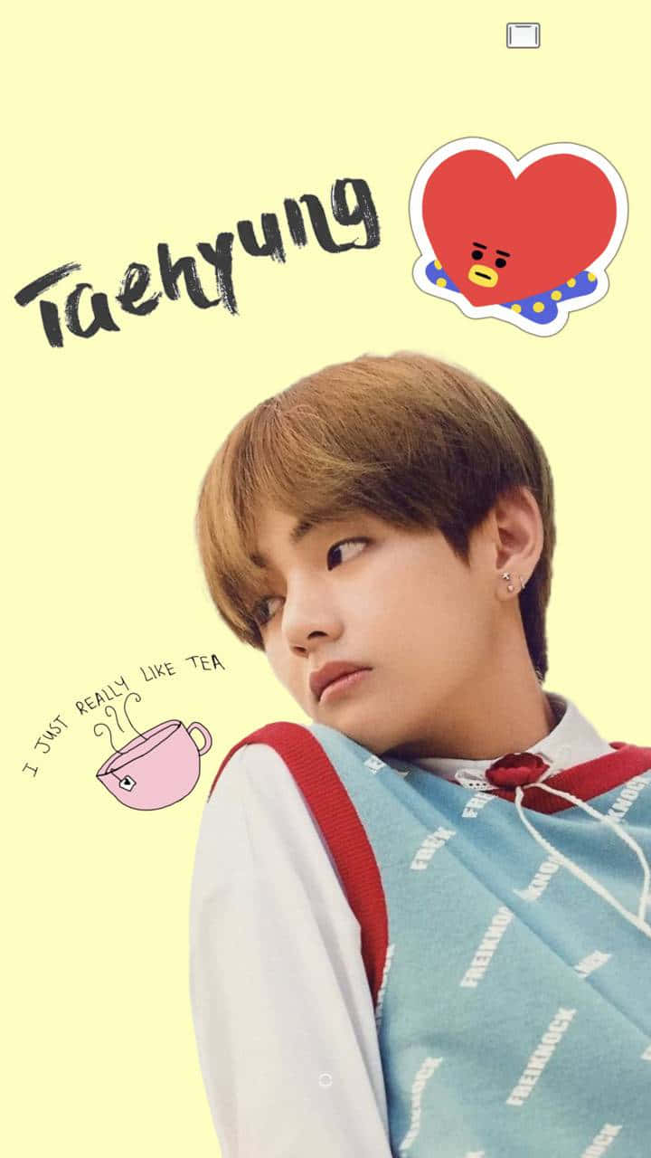 BTS V מצהיר הצהרה טפט