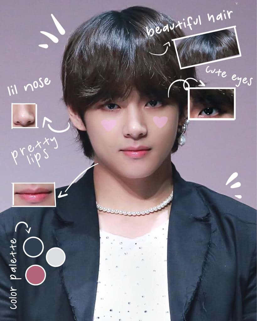BTS V מקרין אושר באופנה צבעונית ותוססת טפט