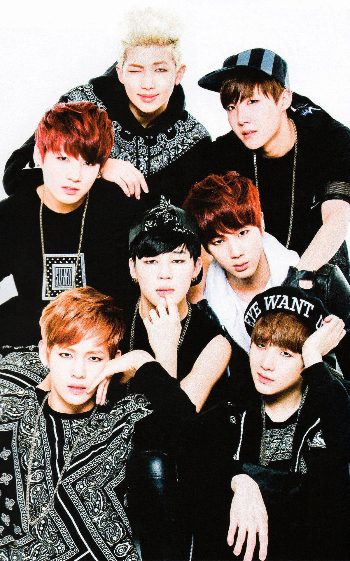 פוסטר מדהים של Bts לתצוגת טלפון טפט