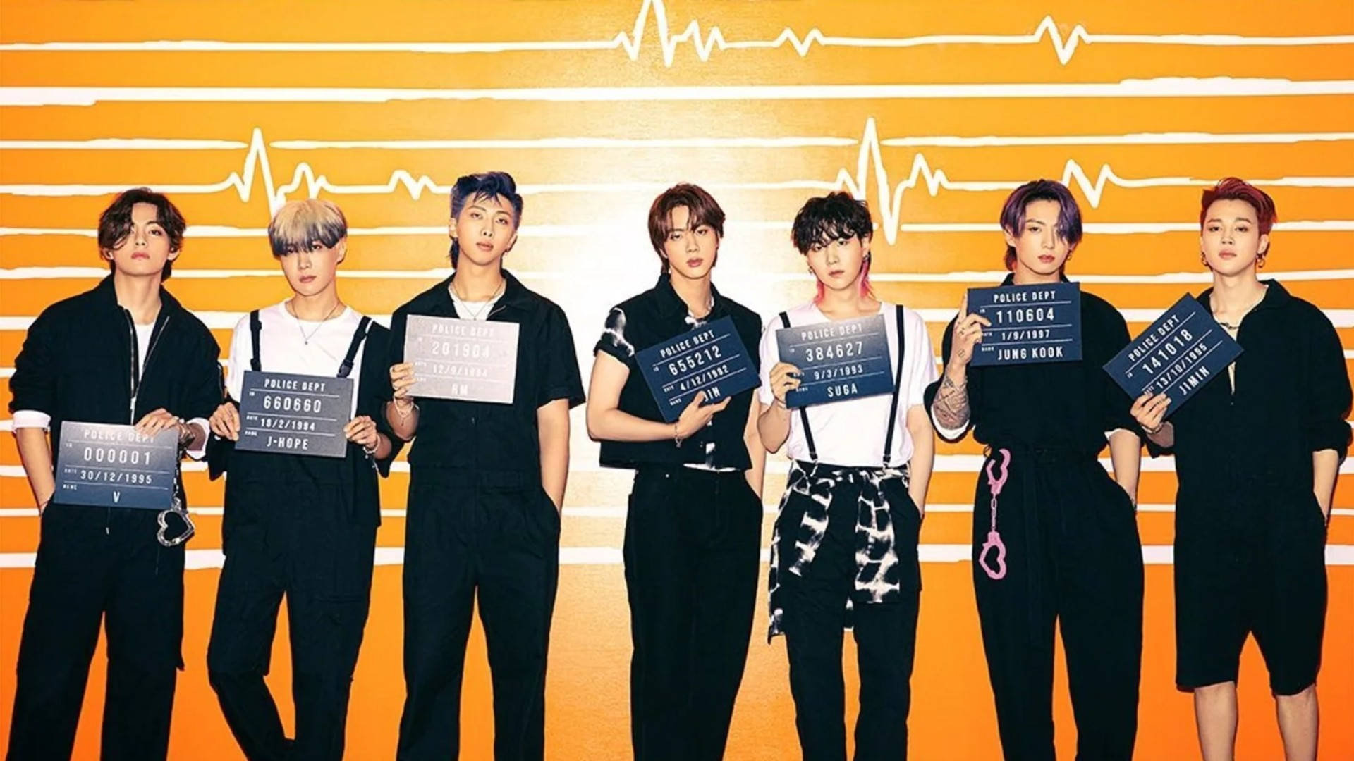 BTS מעמד צילום מבטחים טפט שולחן עבודה טפט