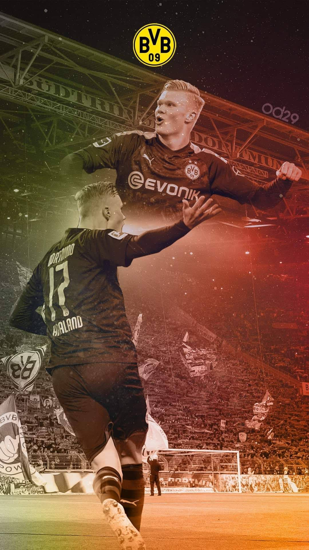 חלוץ BVB ארלינג האלנד טפט