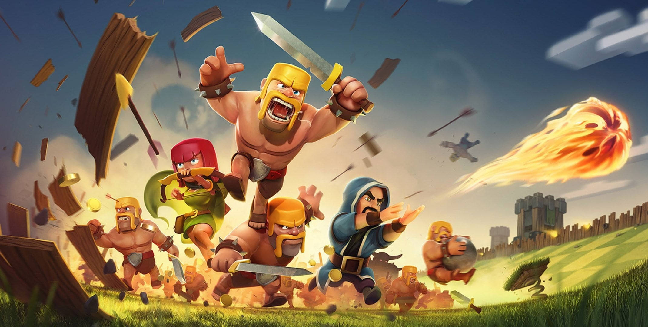 שדה קרב כאוטי של Clash of Clans טפט