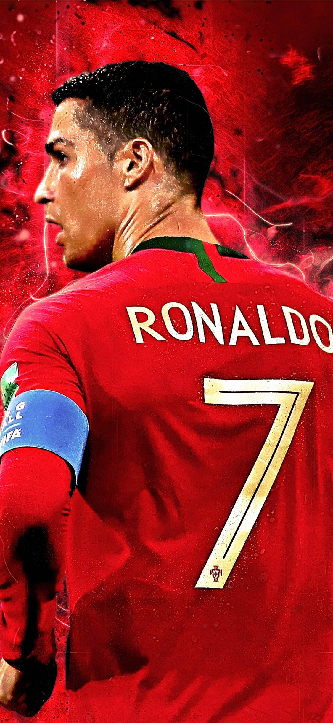אייפון אדום CR7 כריסטיאנו רונאלדו טפט