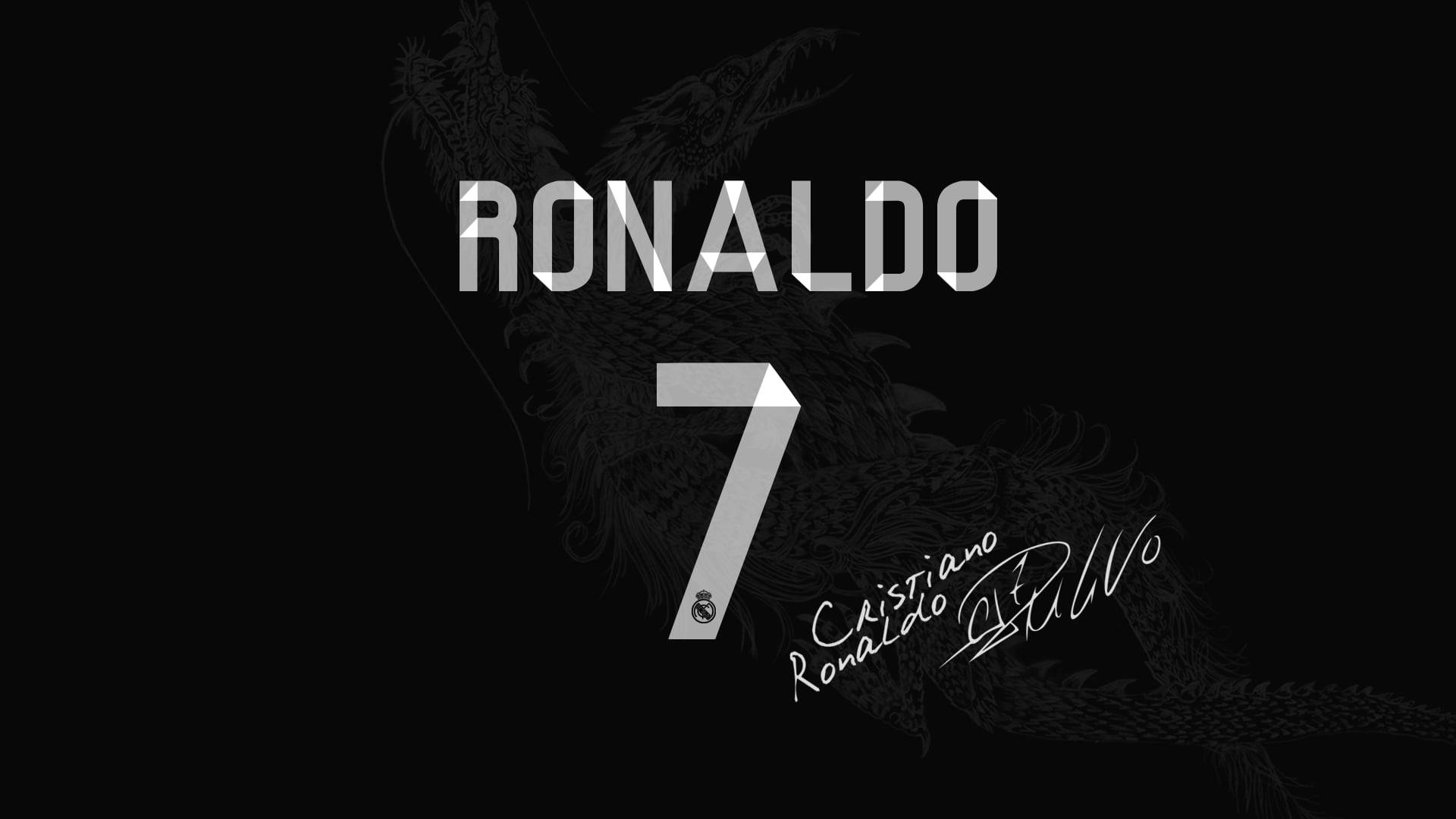 CR7 HD שם משפחה, מספר, חתימה טפט