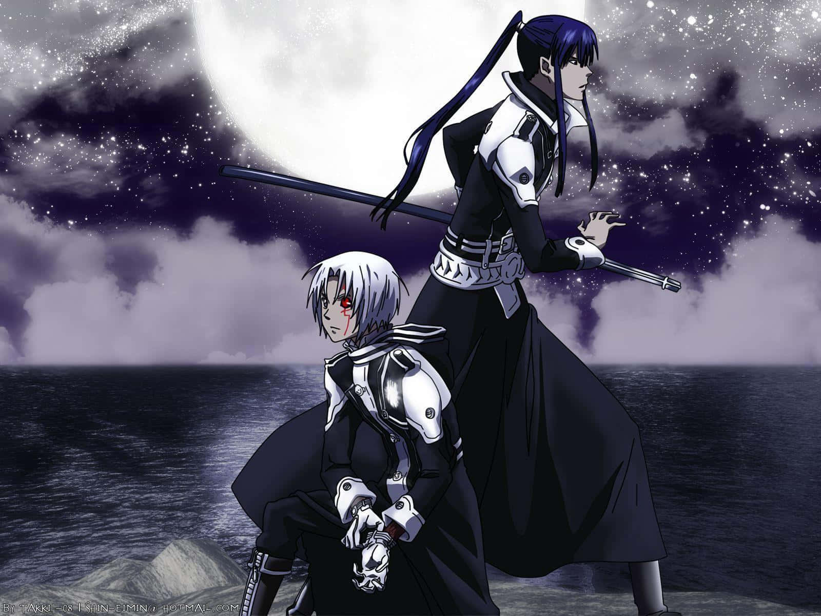 אלן ווקר ויוקנדה נלחמים – D.Gray-Man טפט