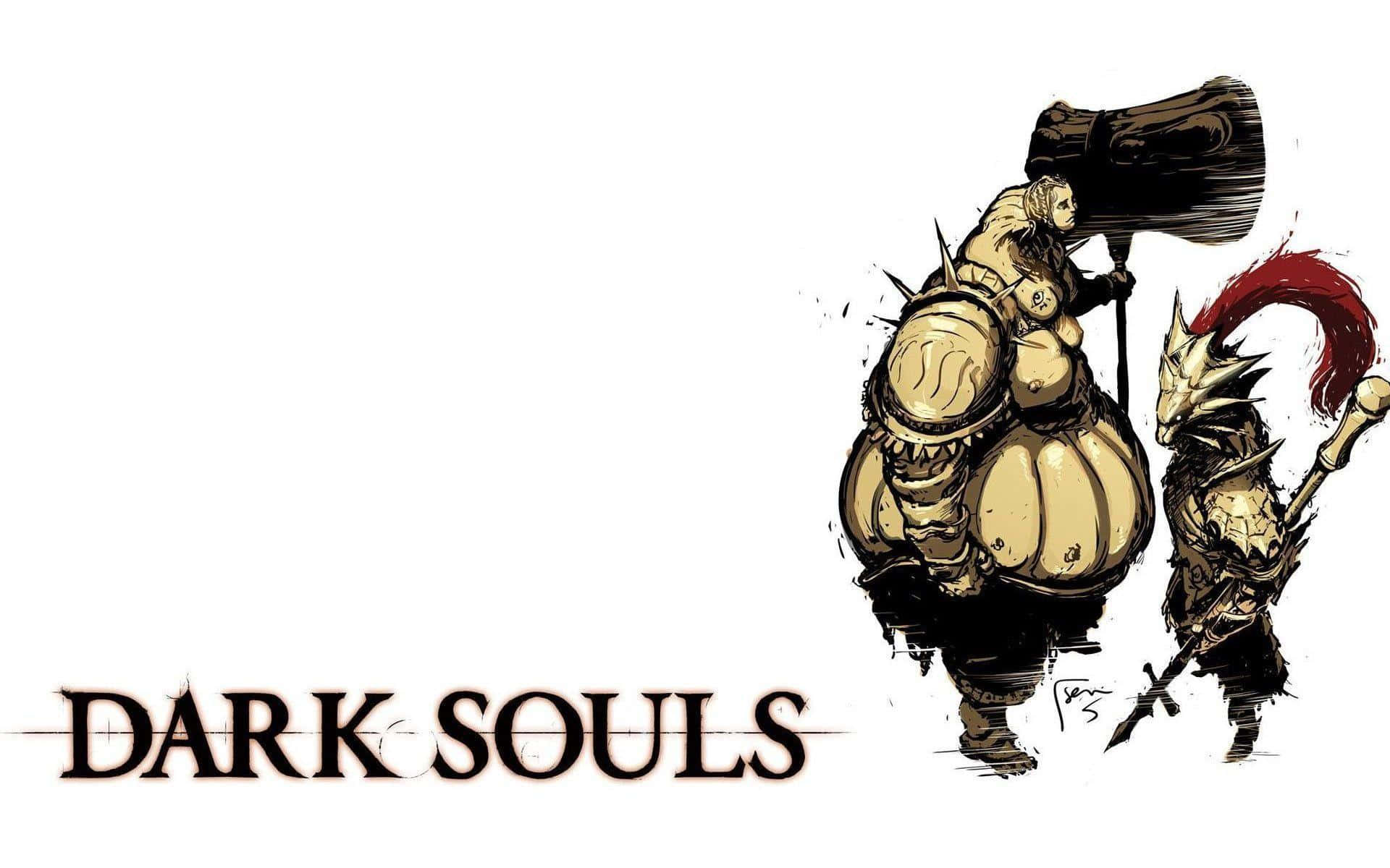 תפוס את גורלך בעולם המיתולוגי של Dark Souls טפט
