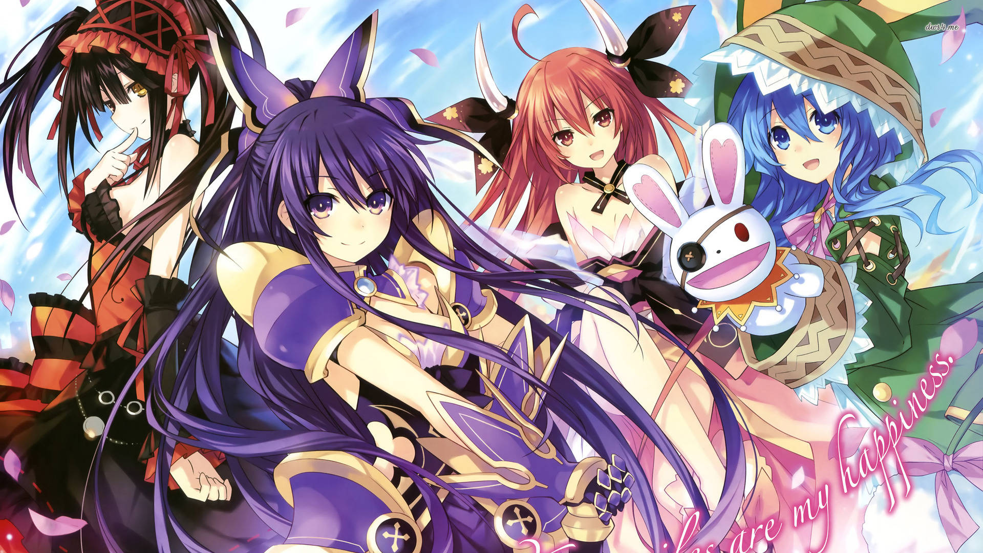 בנות האנימה Date A Live טפט