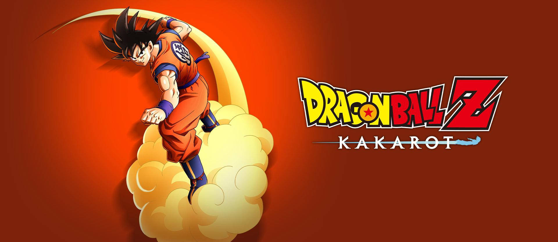 לוגו DBZ עם תמונה של גוקו טפט