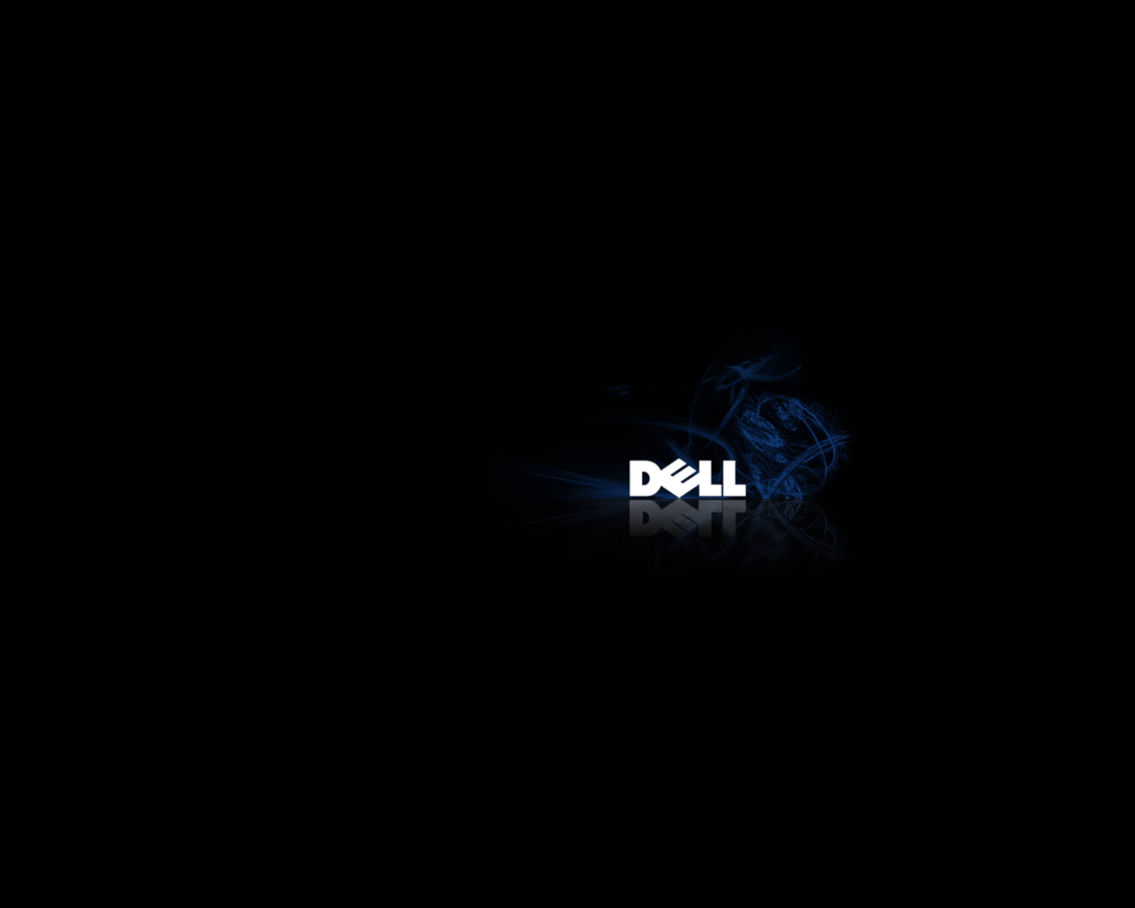 לוגו Dell 4K עם עשן טפט